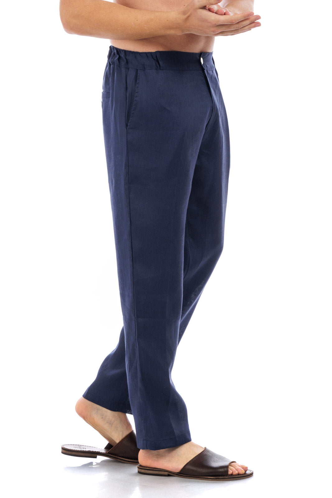 Plain Linen Pants