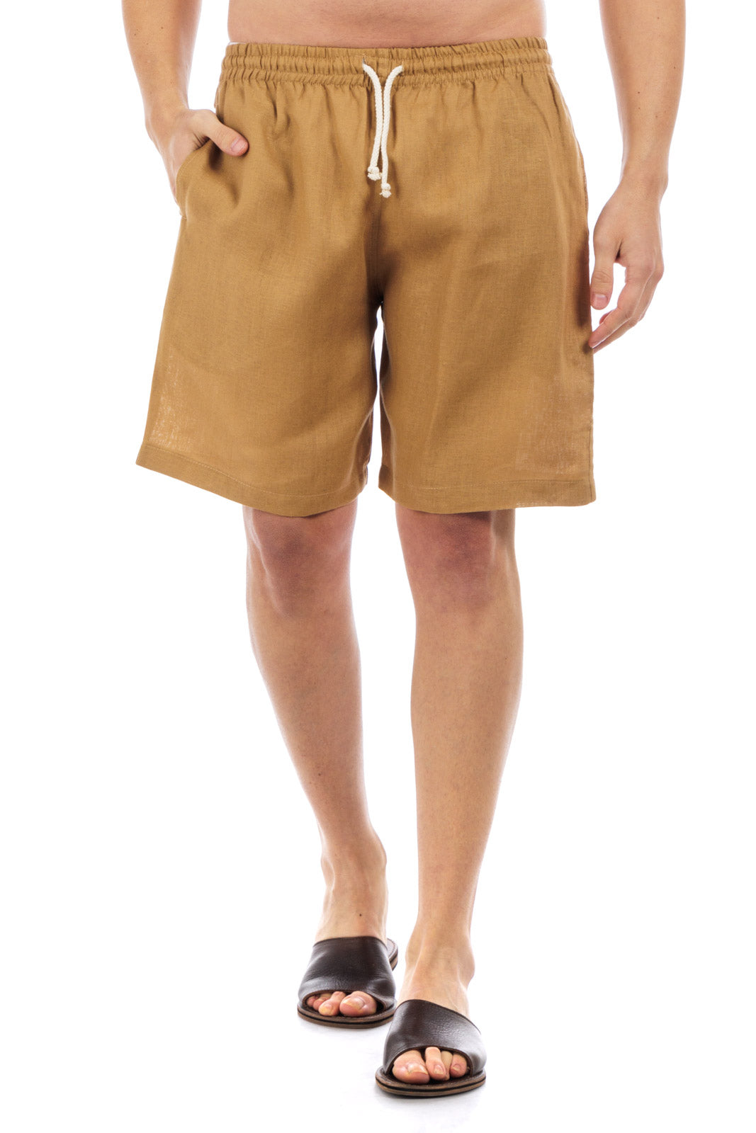 Linen Drawstring Shorts