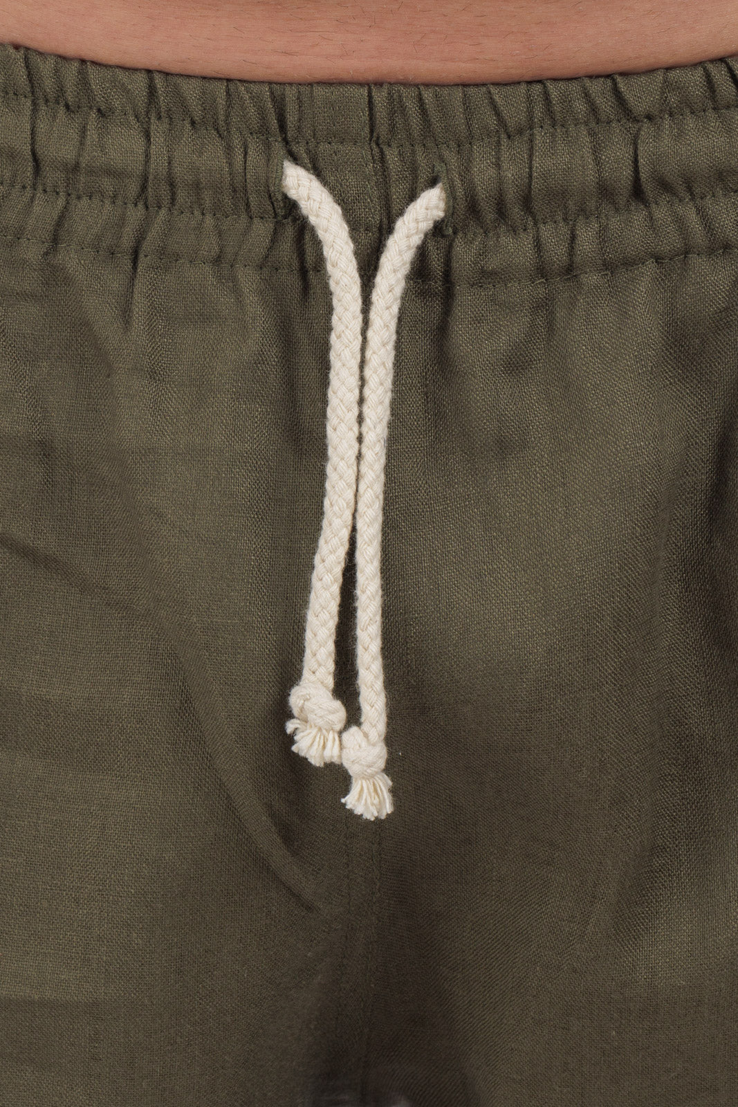 Linen Drawstring Shorts