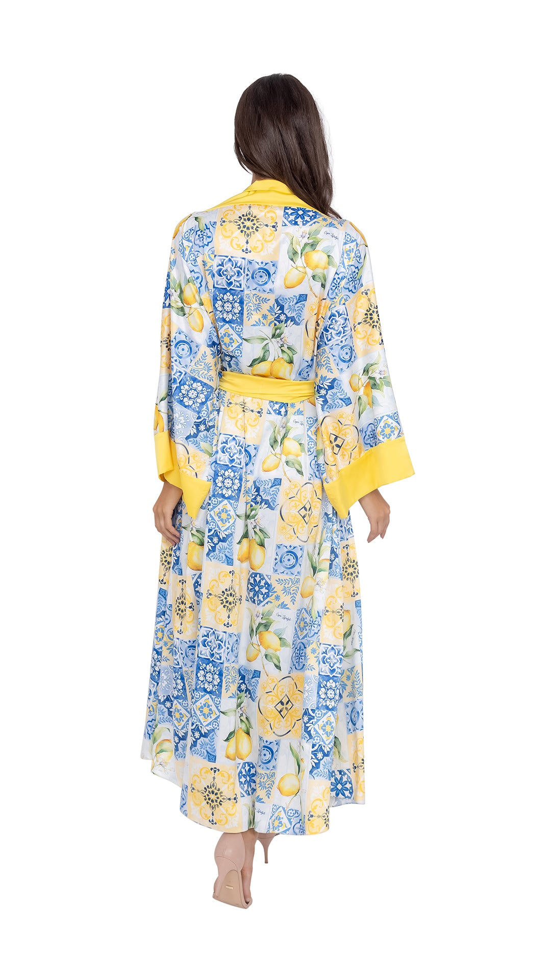 SORRENTO Long Robe with belt