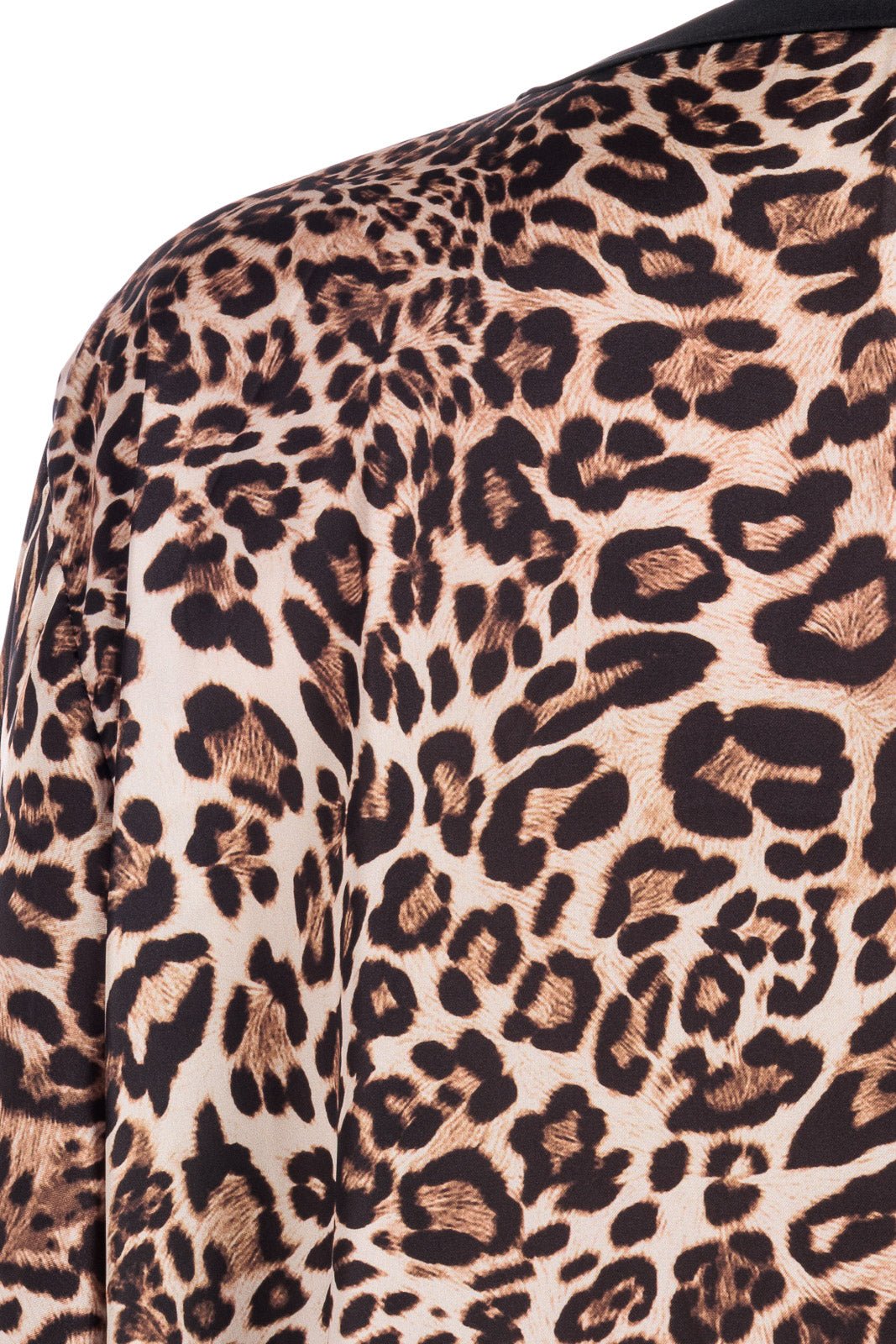 Animalier Silk Long Robe