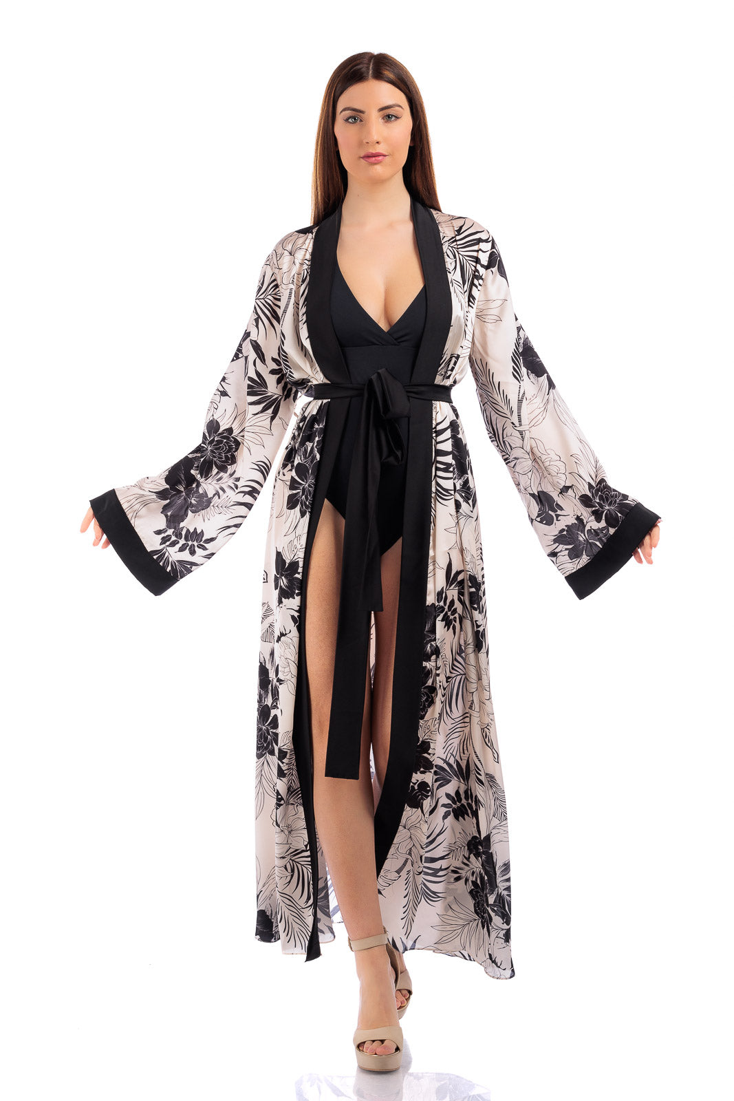 CASSIA Silk Robe Coverup