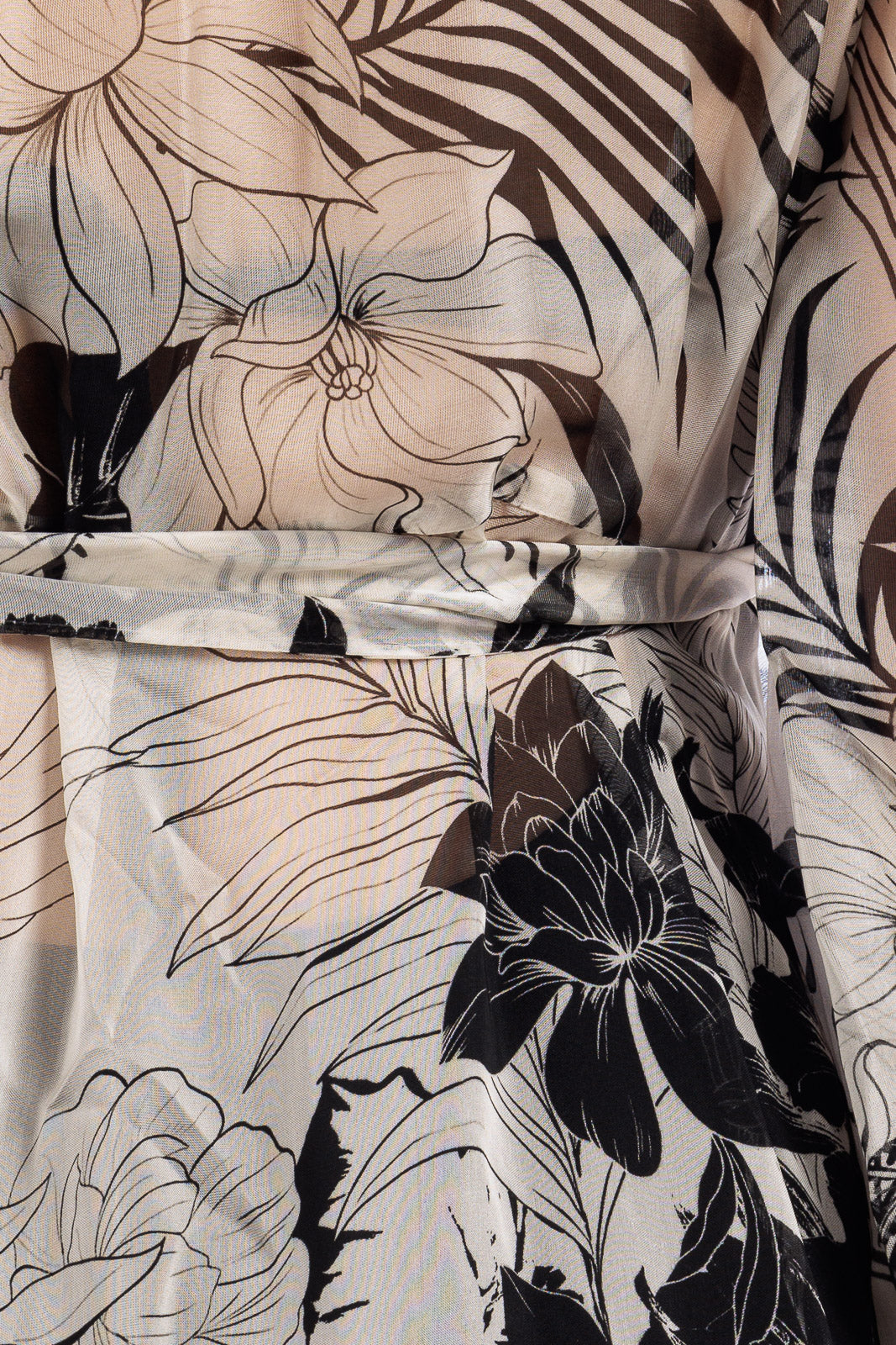 CASSIA Silk Chiffon Long Robe