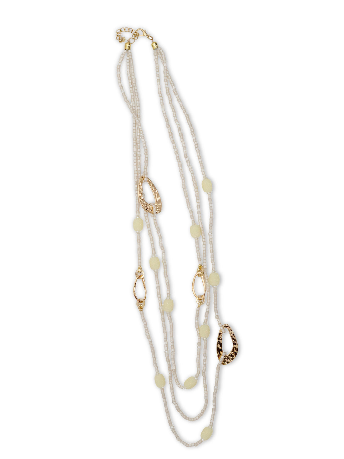 Capri Lifestyle Layered Beaded Necklace - by CAPRI LIFESTYLE