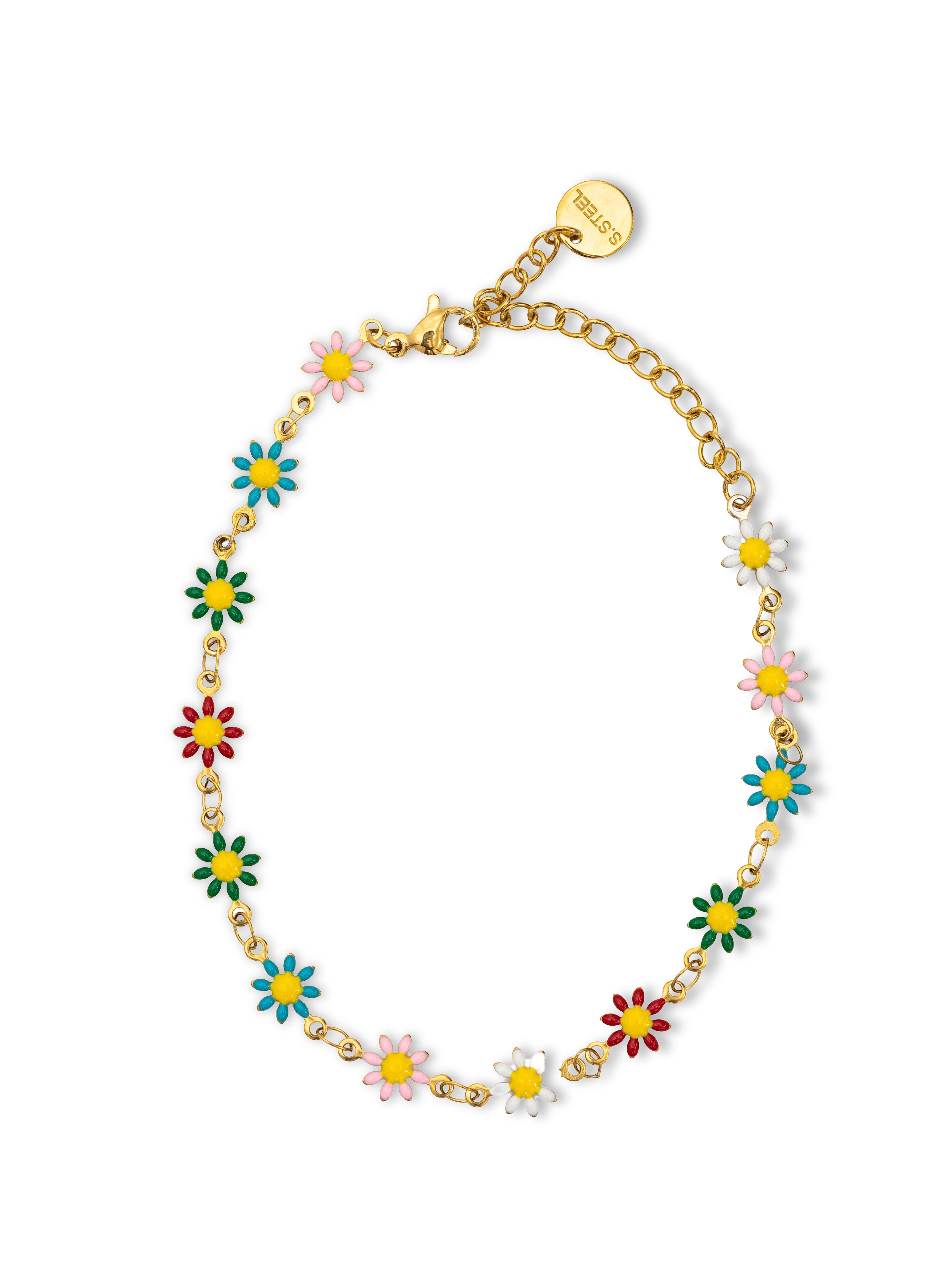 Capri Lifestyle Multicolor Floral Bracelet - by CAPRI LIFESTYLE