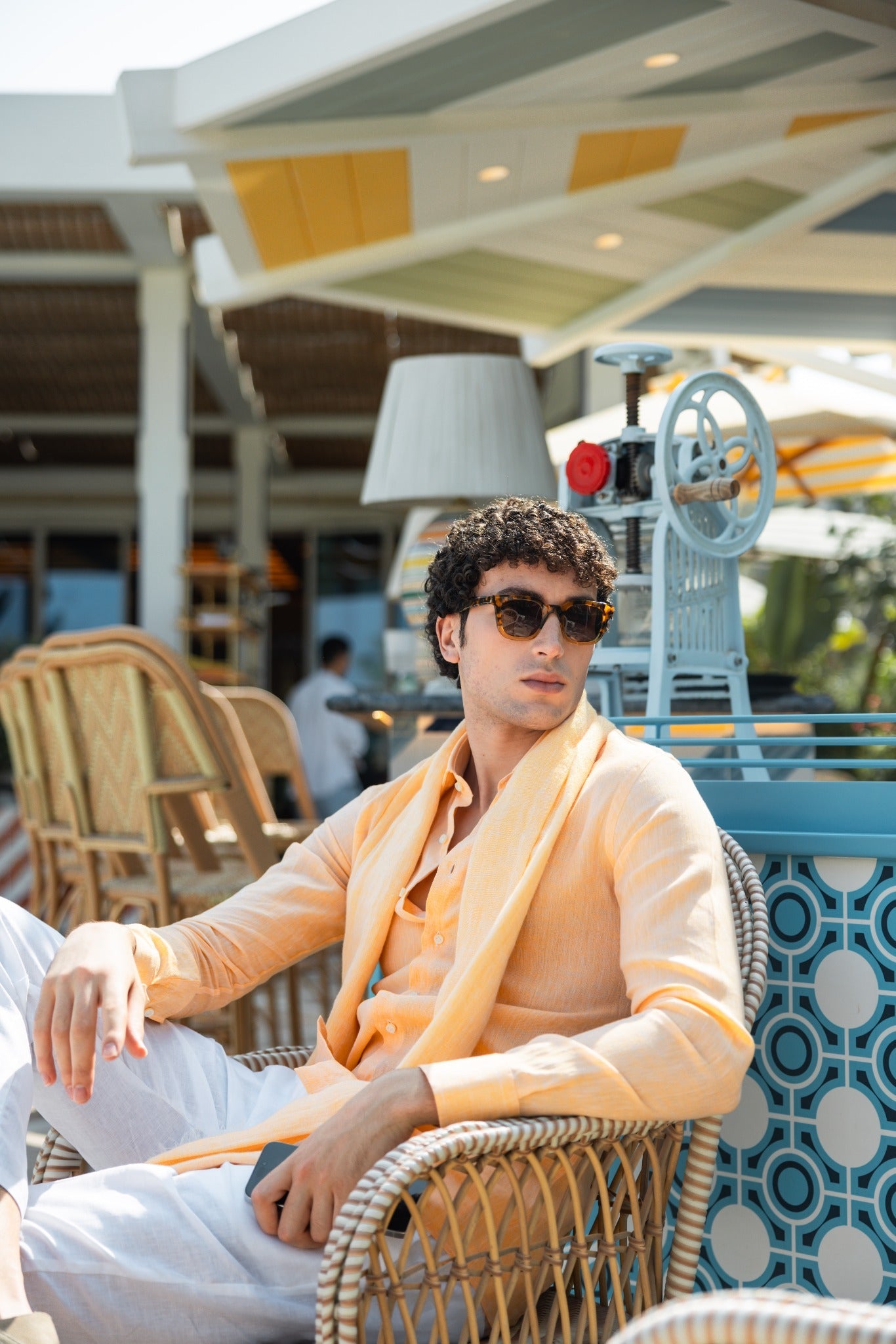 Capri Linen Scarf - by CAPRI LIFESTYLE