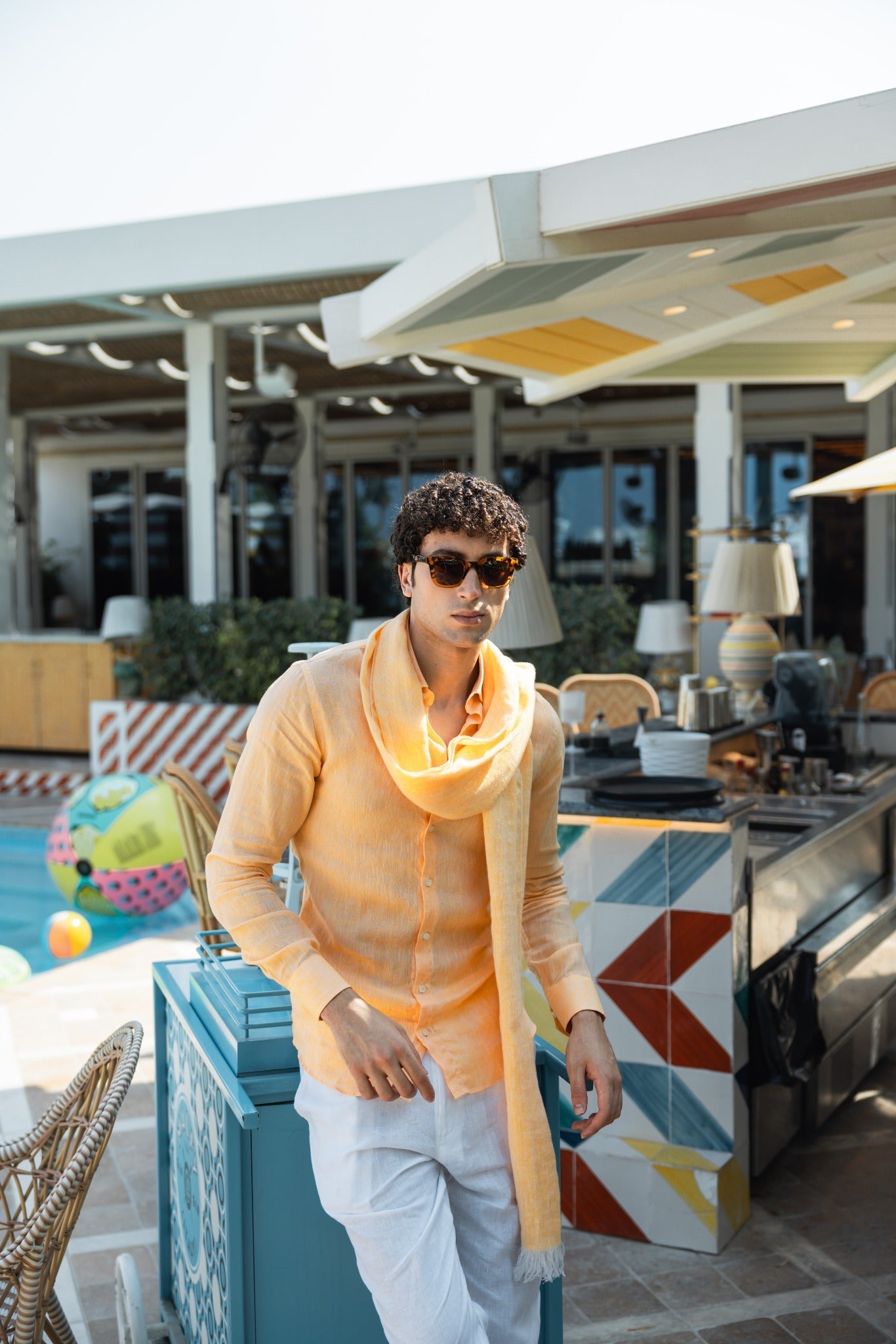 Capri Linen Scarf - by CAPRI LIFESTYLE