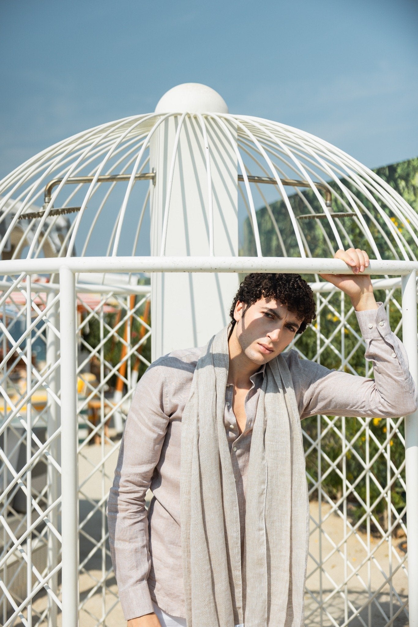 Capri Linen Scarf - by CAPRI LIFESTYLE