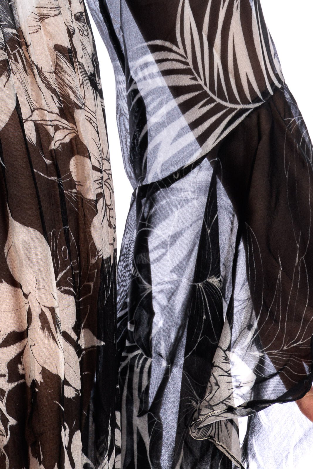 CASSIA Silk Chiffon Long Coverup