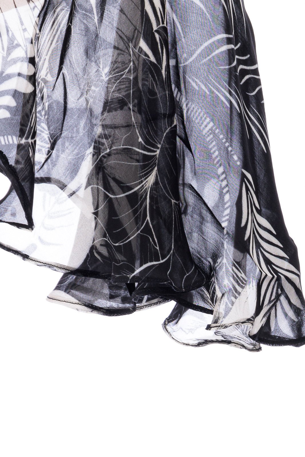 CASSIA Silk Chiffon Long Coverup