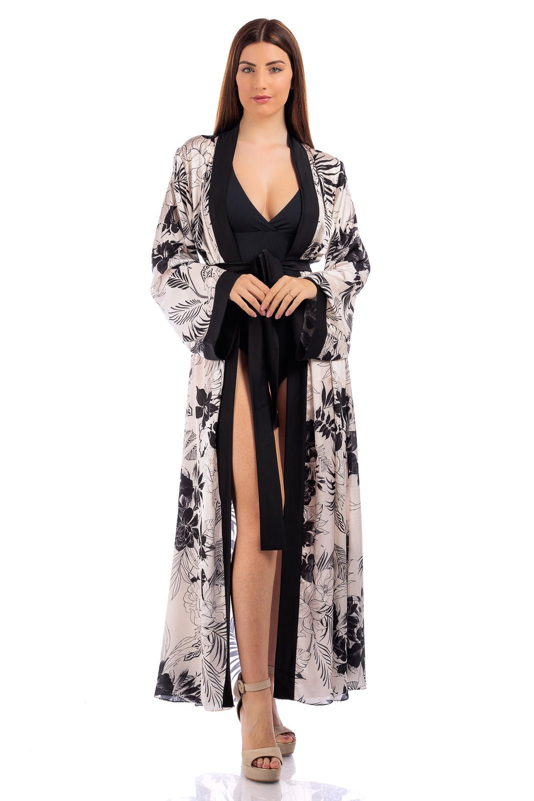 CASSIA Silk Robe Coverup