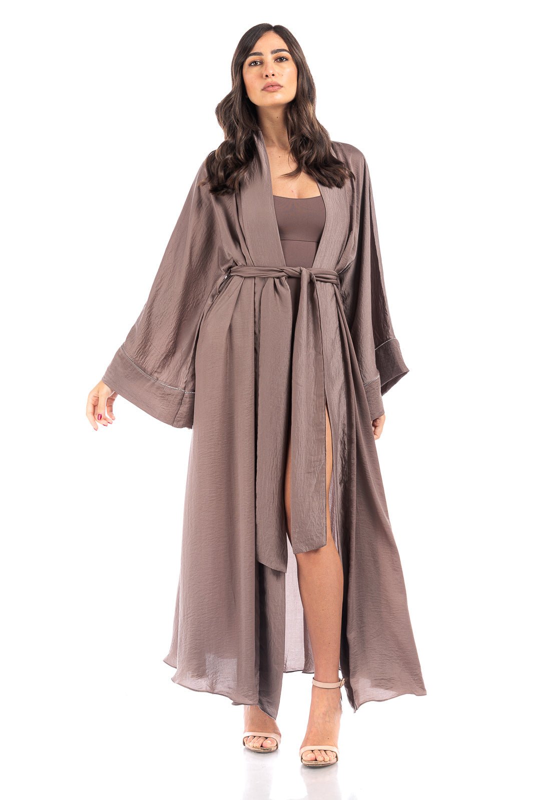 Crepe Long Robe