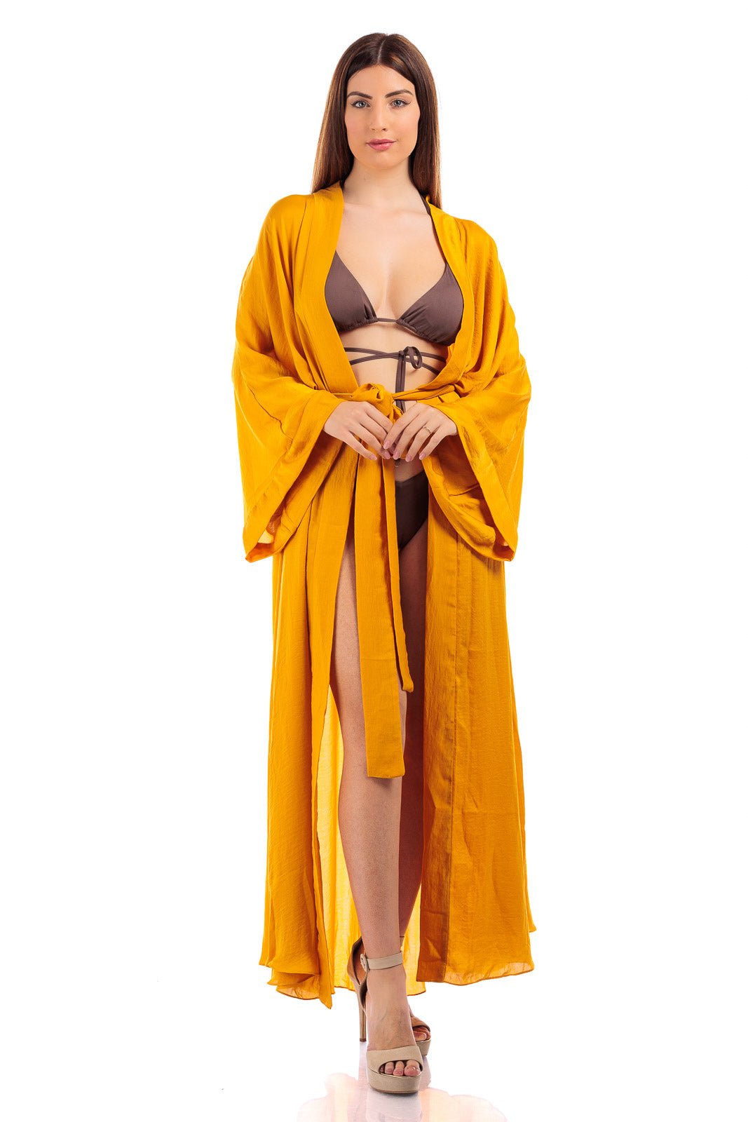 Crepe Long Robe