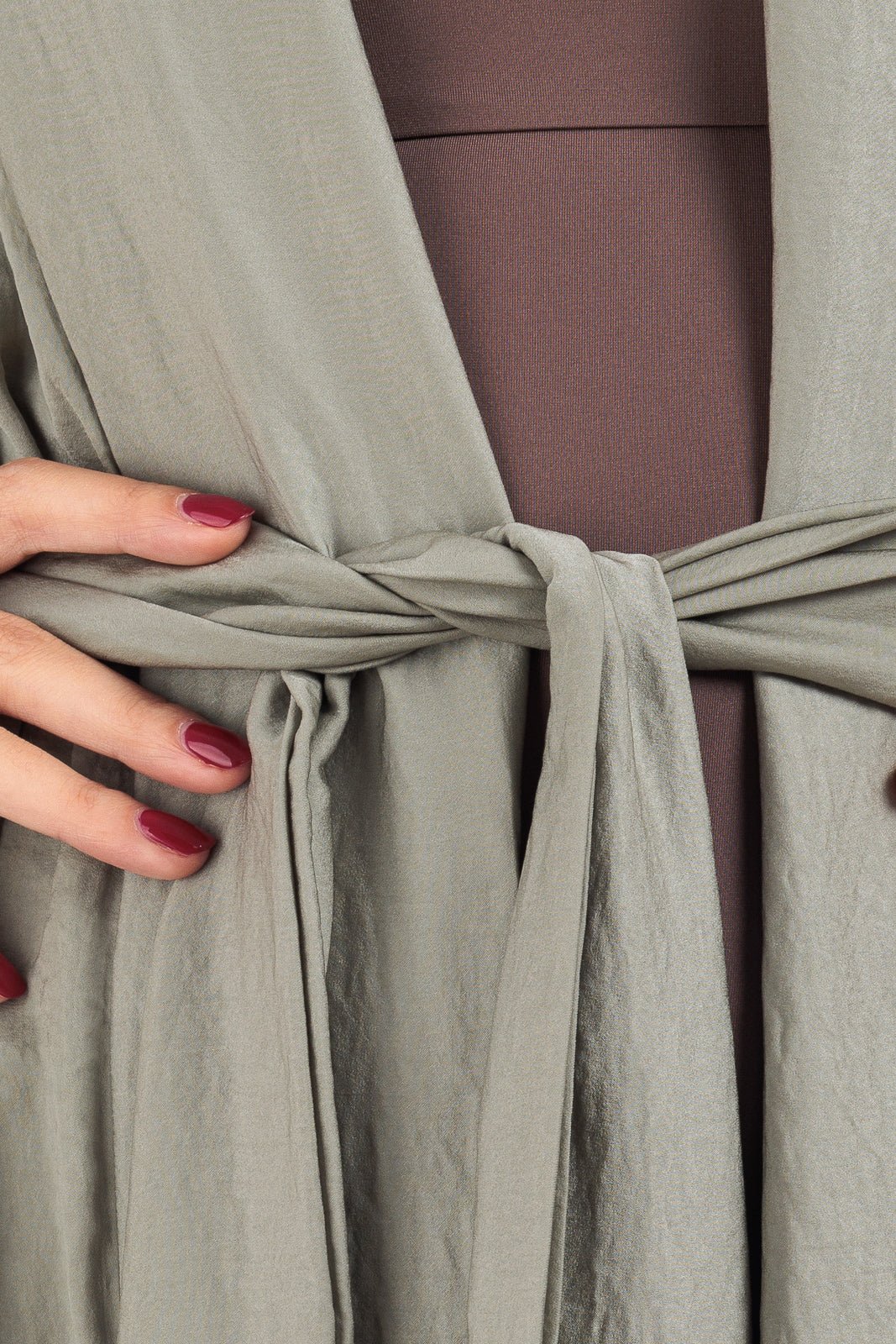 Crepe Long Robe