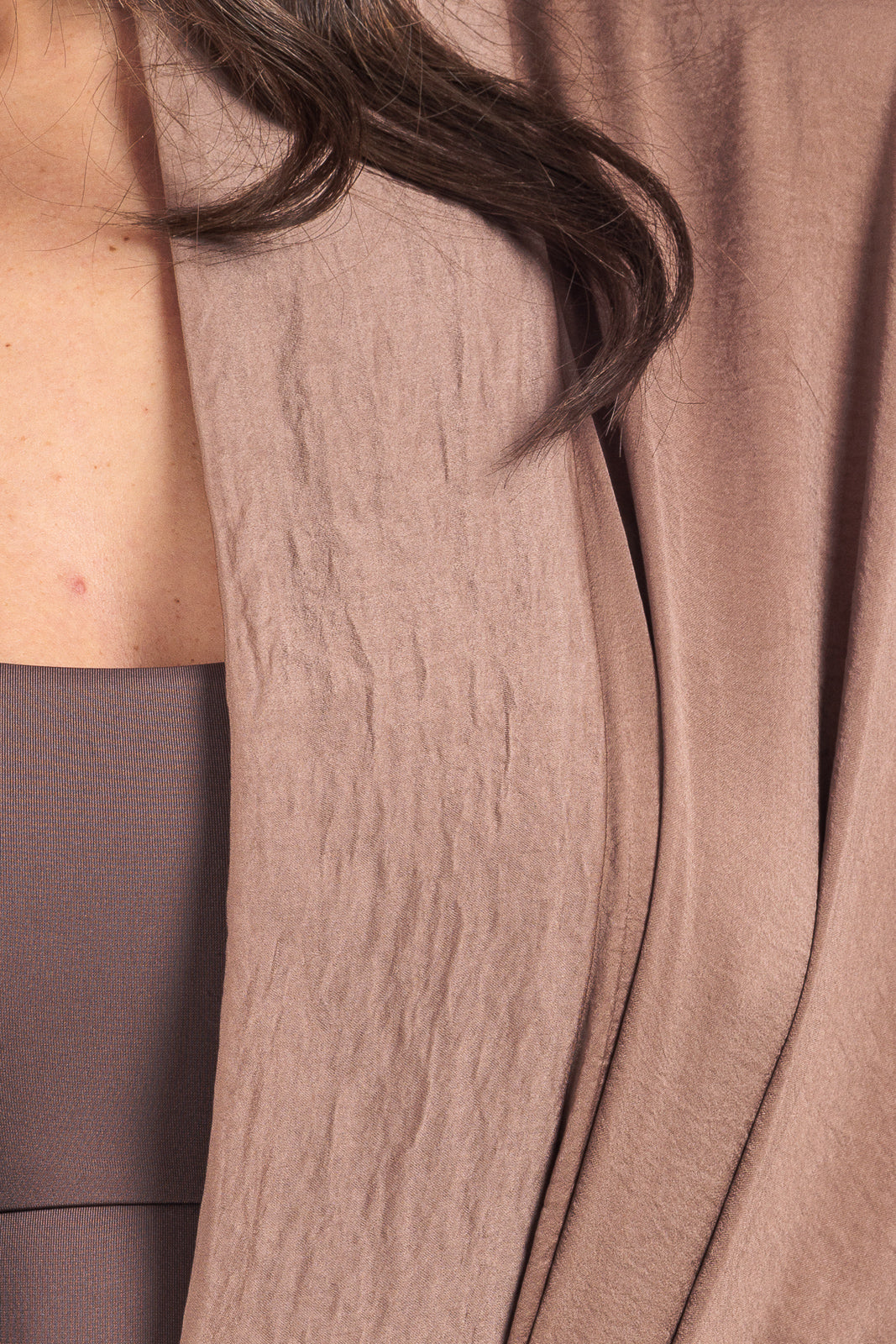 Crepe Long Robe