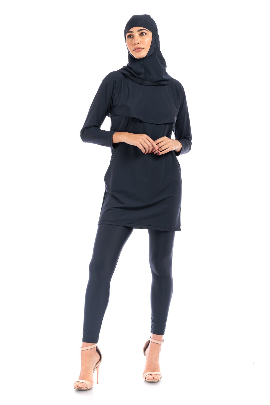 LBK 29 Woman Burkini classic with leggings and head cover