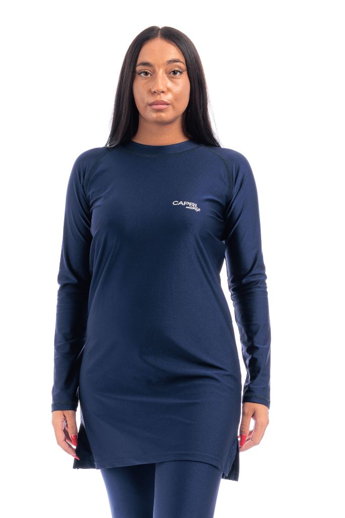 LBK19 - Women Modest wear with Tight Leggings, Head Cover - Burkini - by CAPRI LIFESTYLE