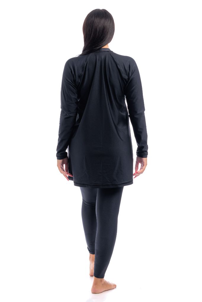 LBK19 - Women Modest wear with Tight Leggings, Head Cover - Burkini - by CAPRI LIFESTYLE