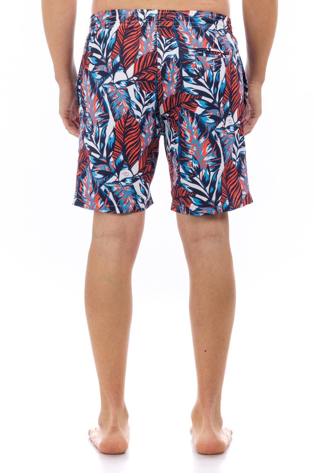 Leaf Printed Swim Shorts