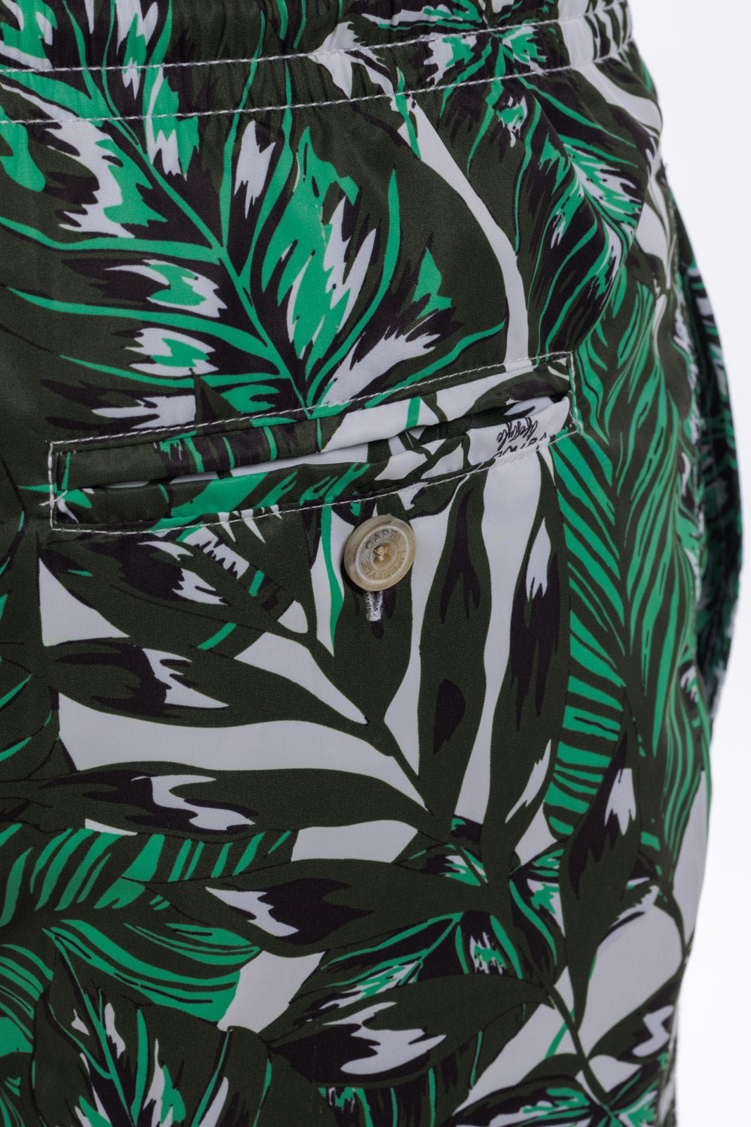 Leaf Printed Swim Shorts