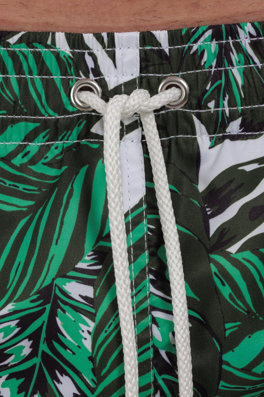 Leaf Printed Swim Shorts