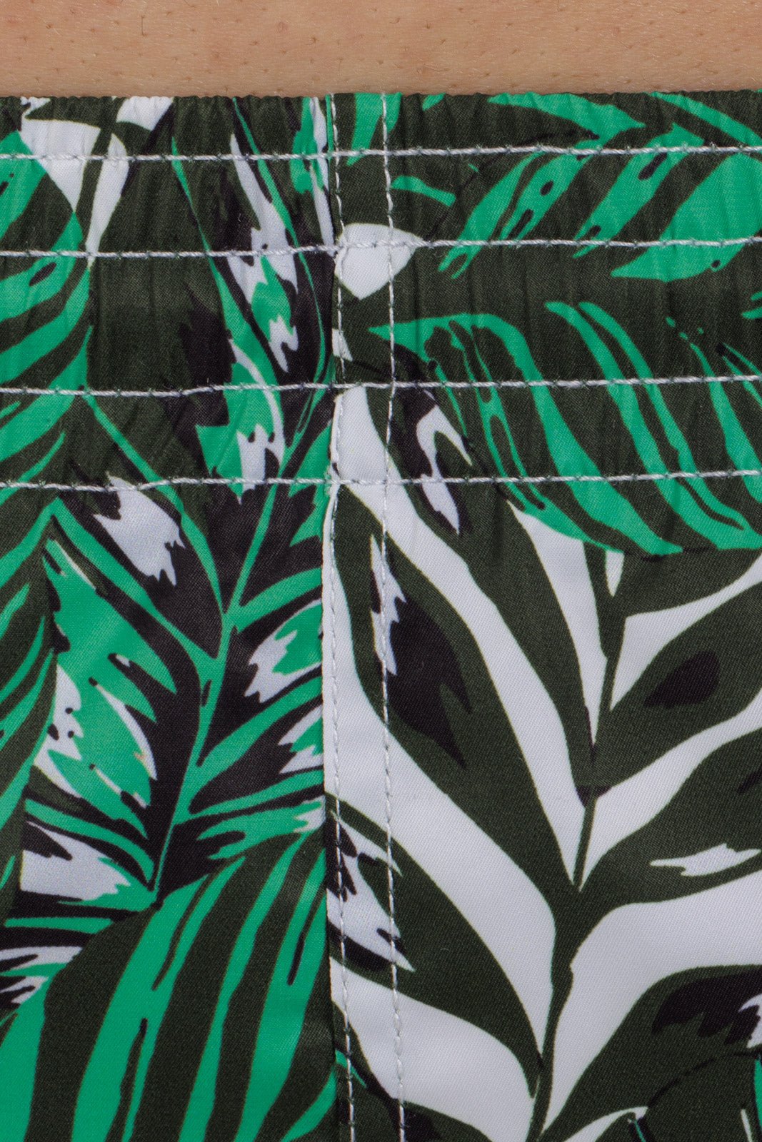 Leaf Printed Swim Shorts