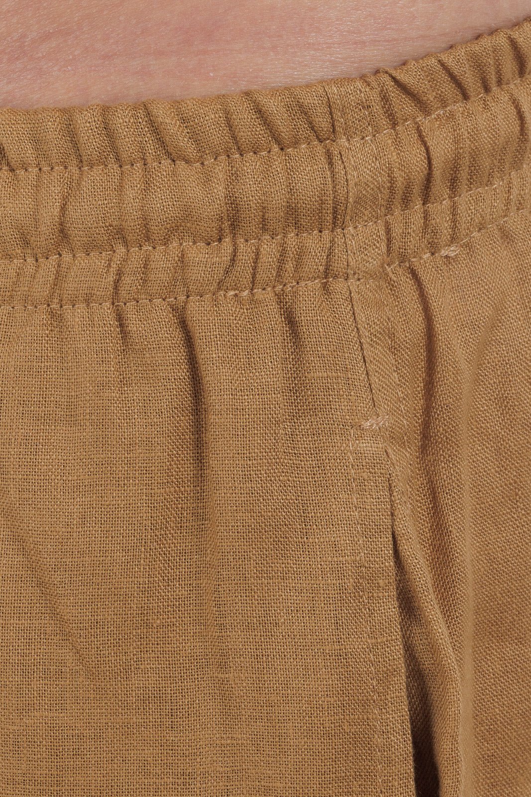 Linen Drawstring Shorts by CAPRI LIFESTYLE