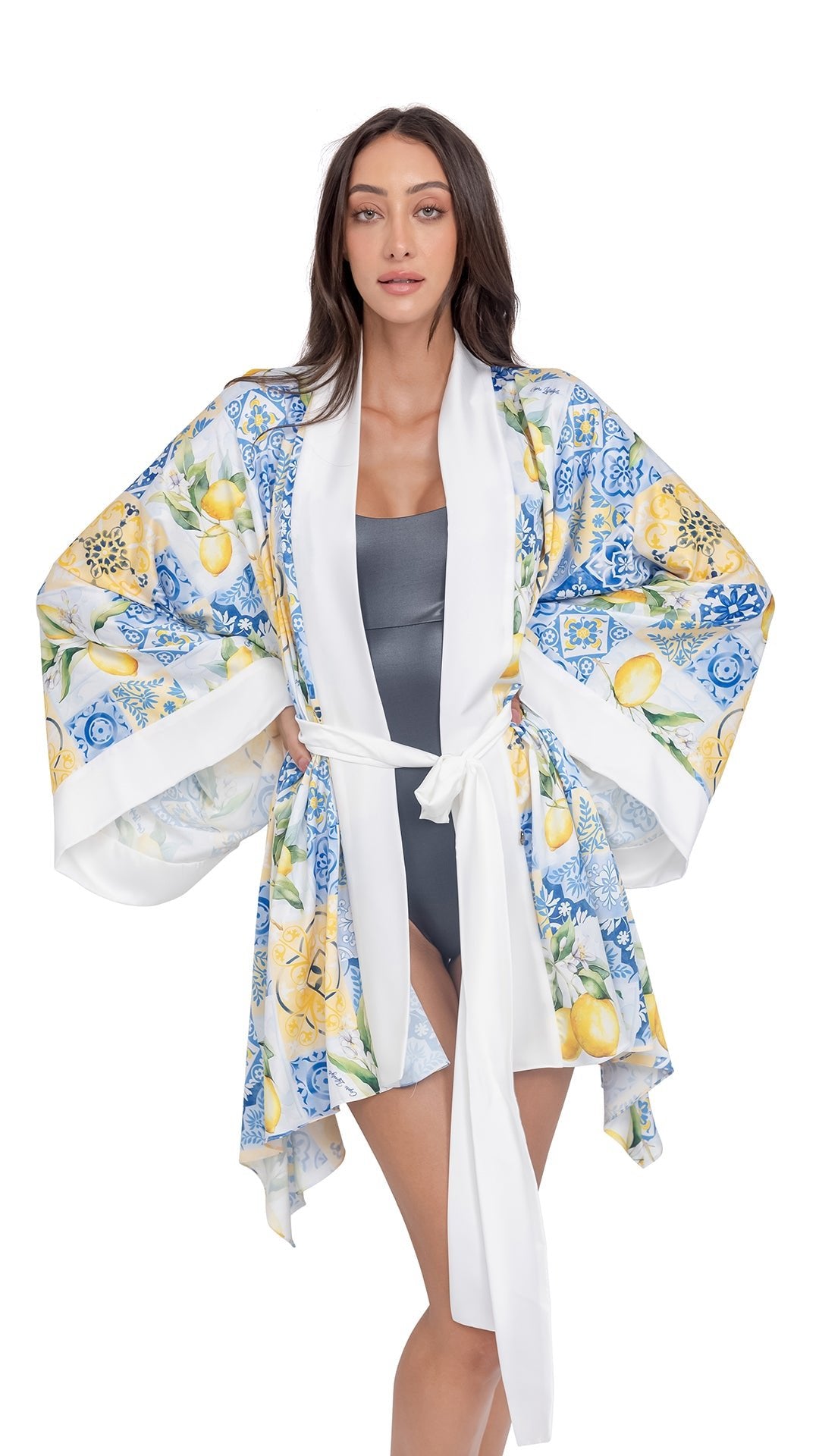 SORRENTO Short Robe With belt