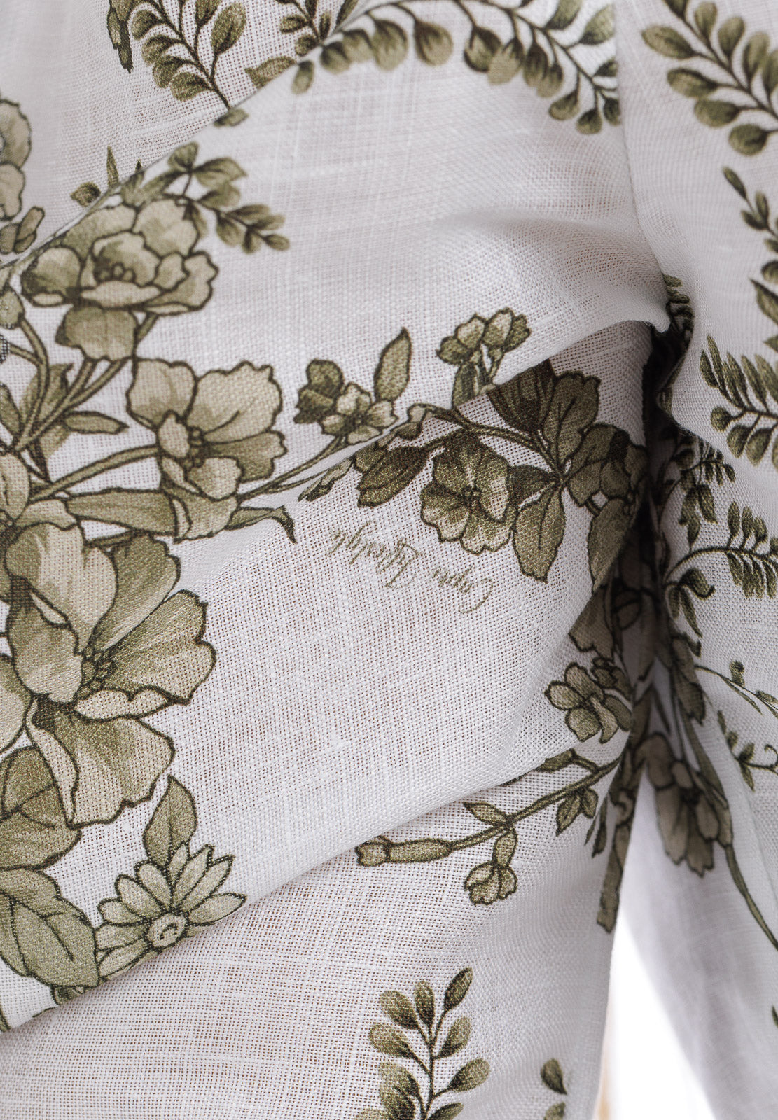 Lino fiorito Flowy Short