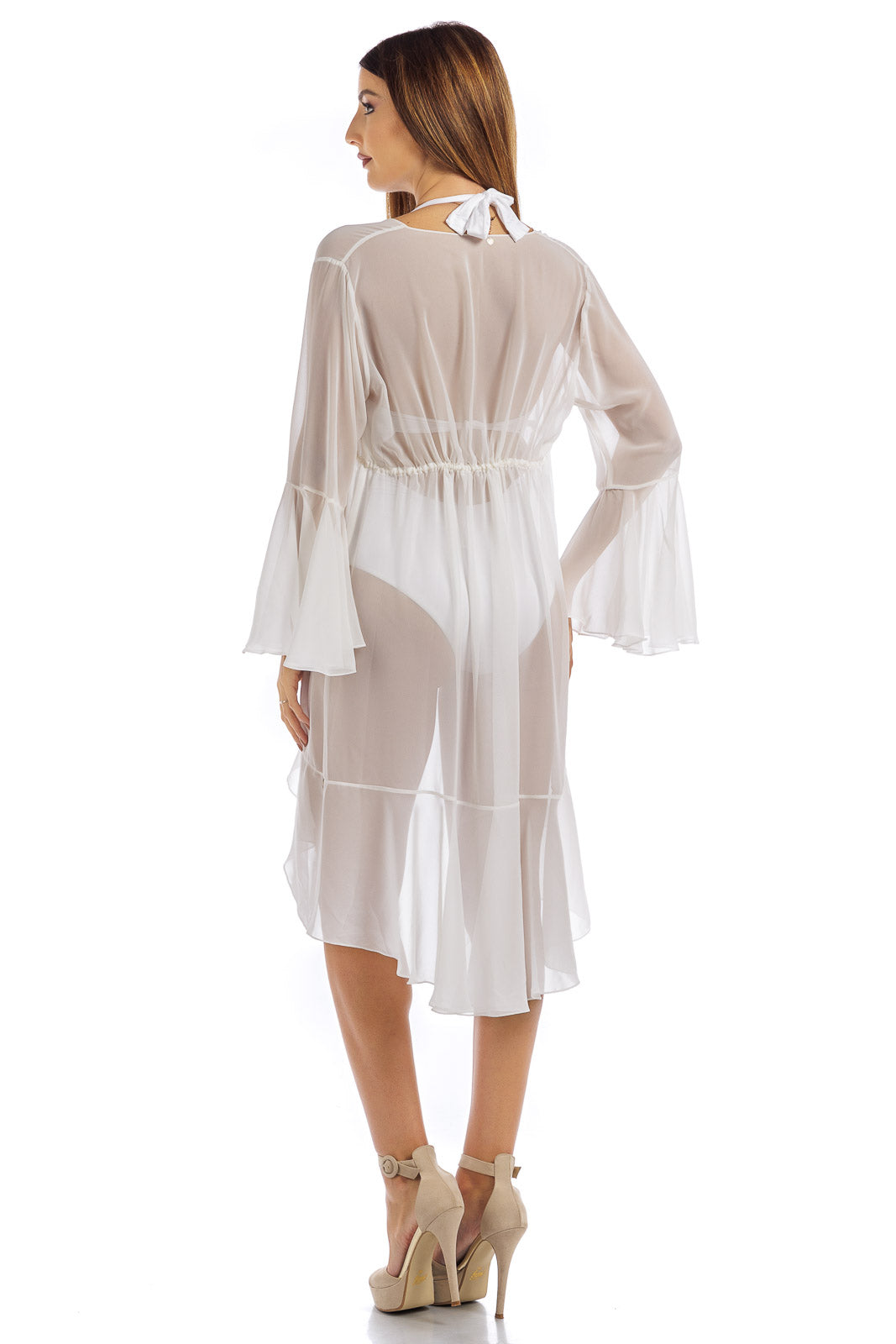 Plain Chiffon Robe Cover Up