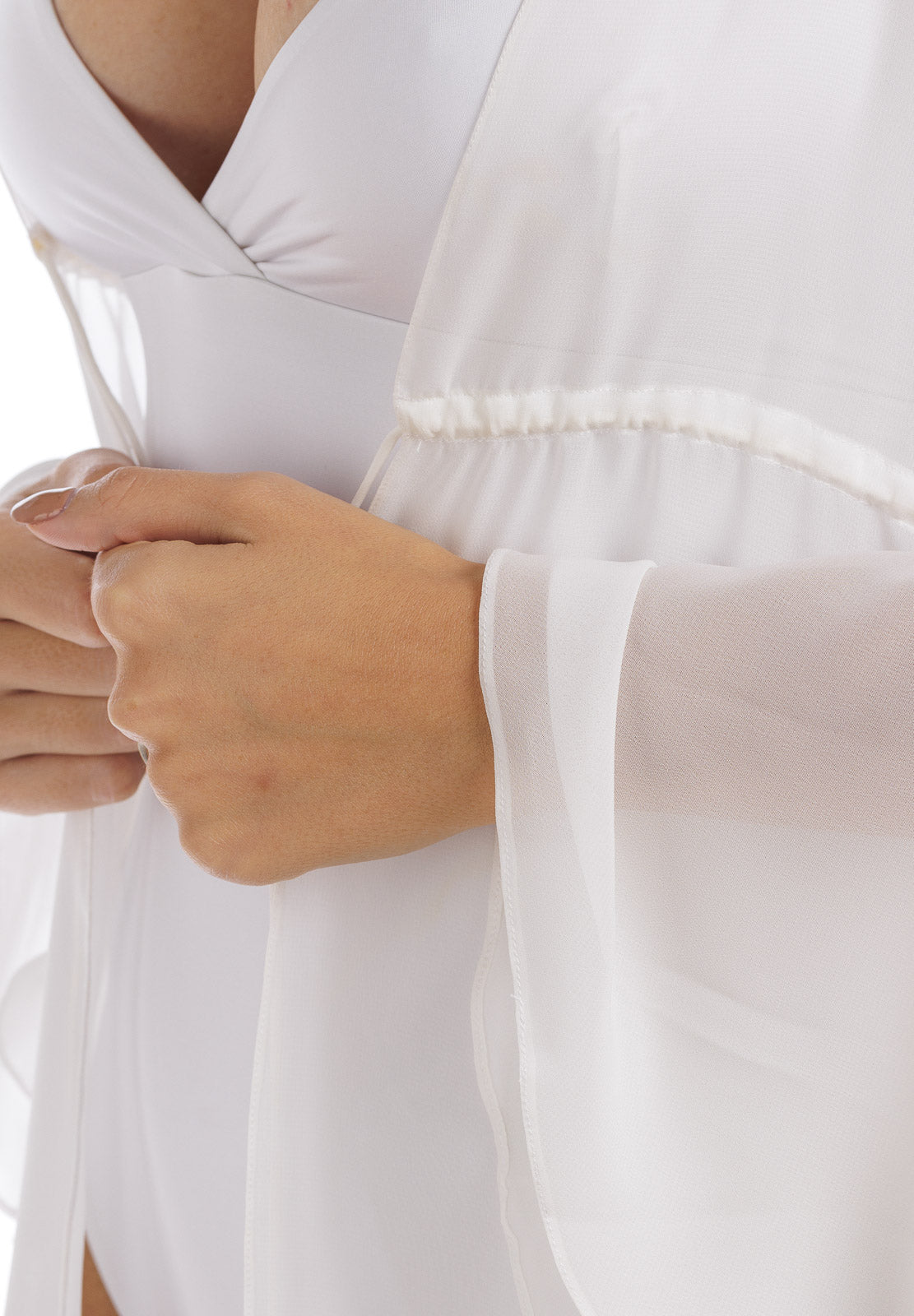 Plain Chiffon Robe Cover Up