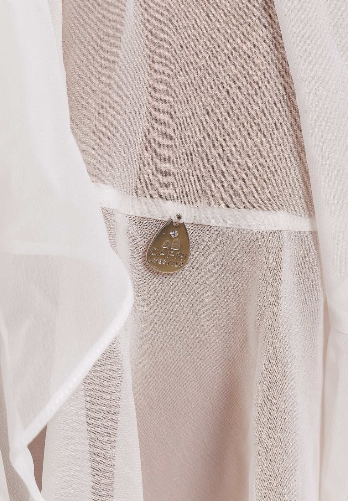Plain Chiffon Wrap Coverup - Short