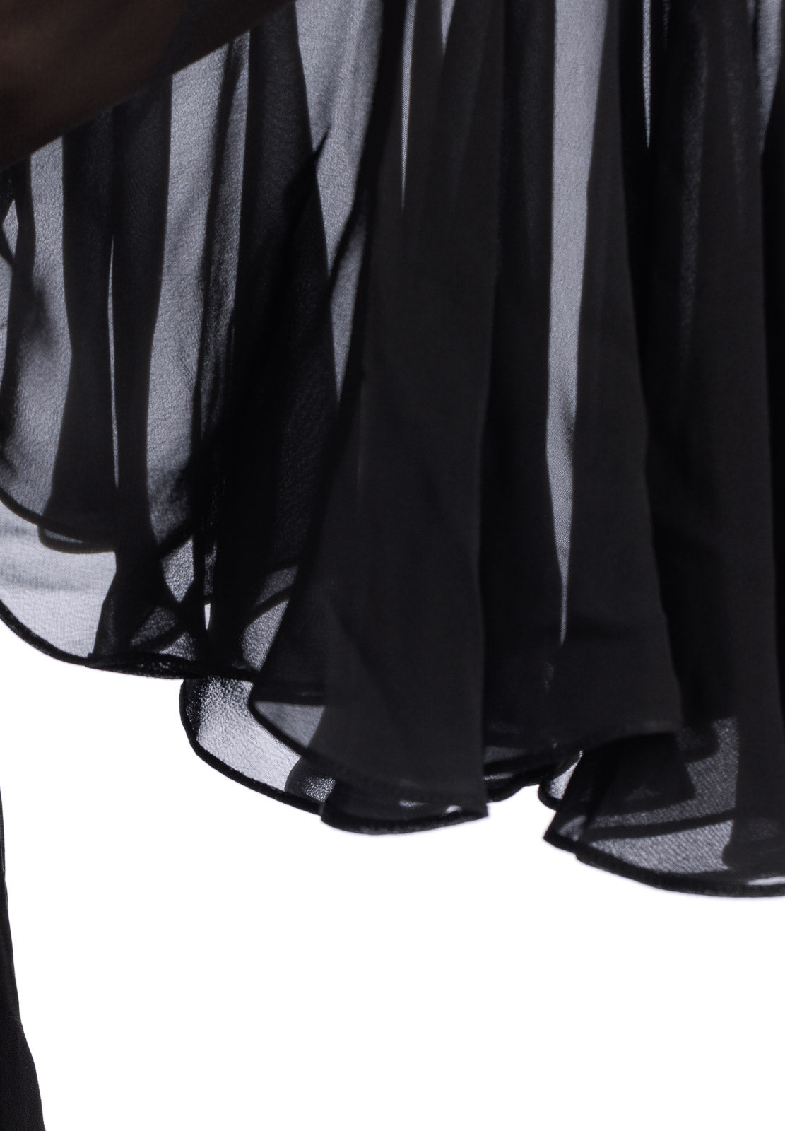 Plain Chiffon Wrap Coverup - Short