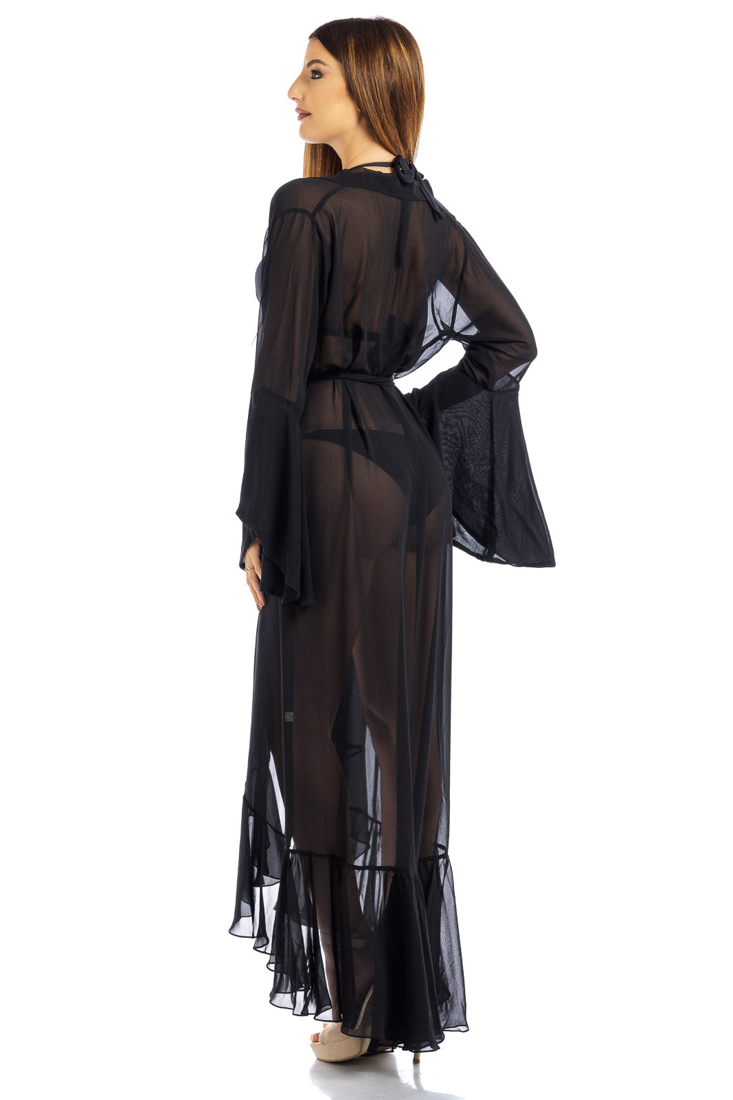 Plain Chiffon Robe Cover Up