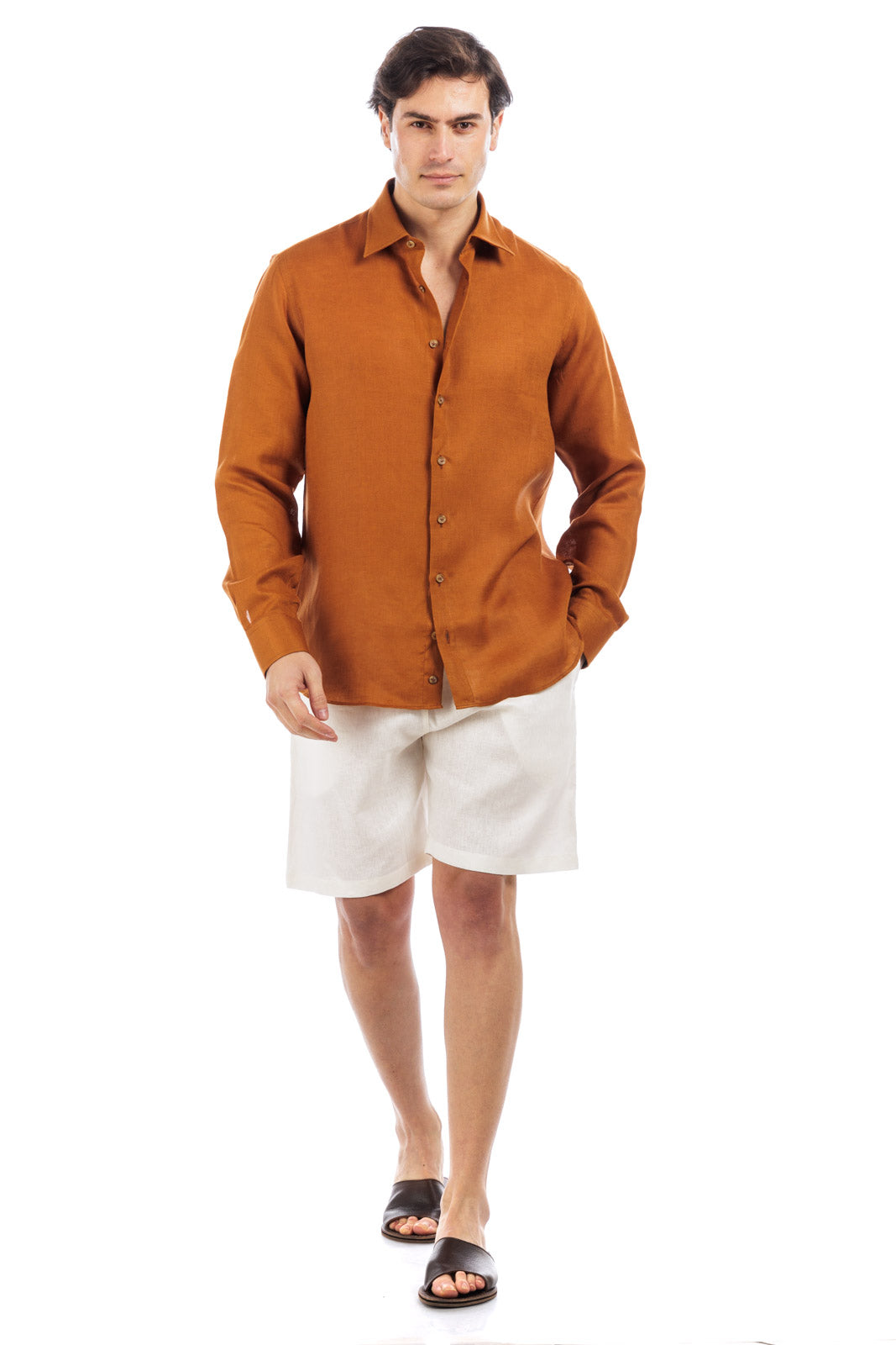 Linen Drawstring Shorts