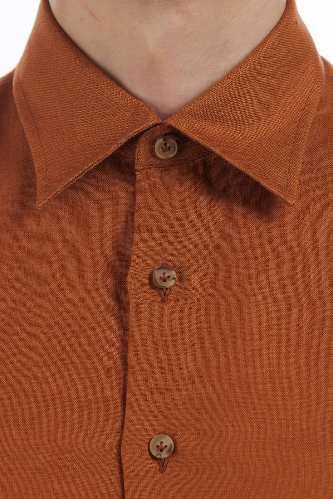 Classic Collar Linen Shirt