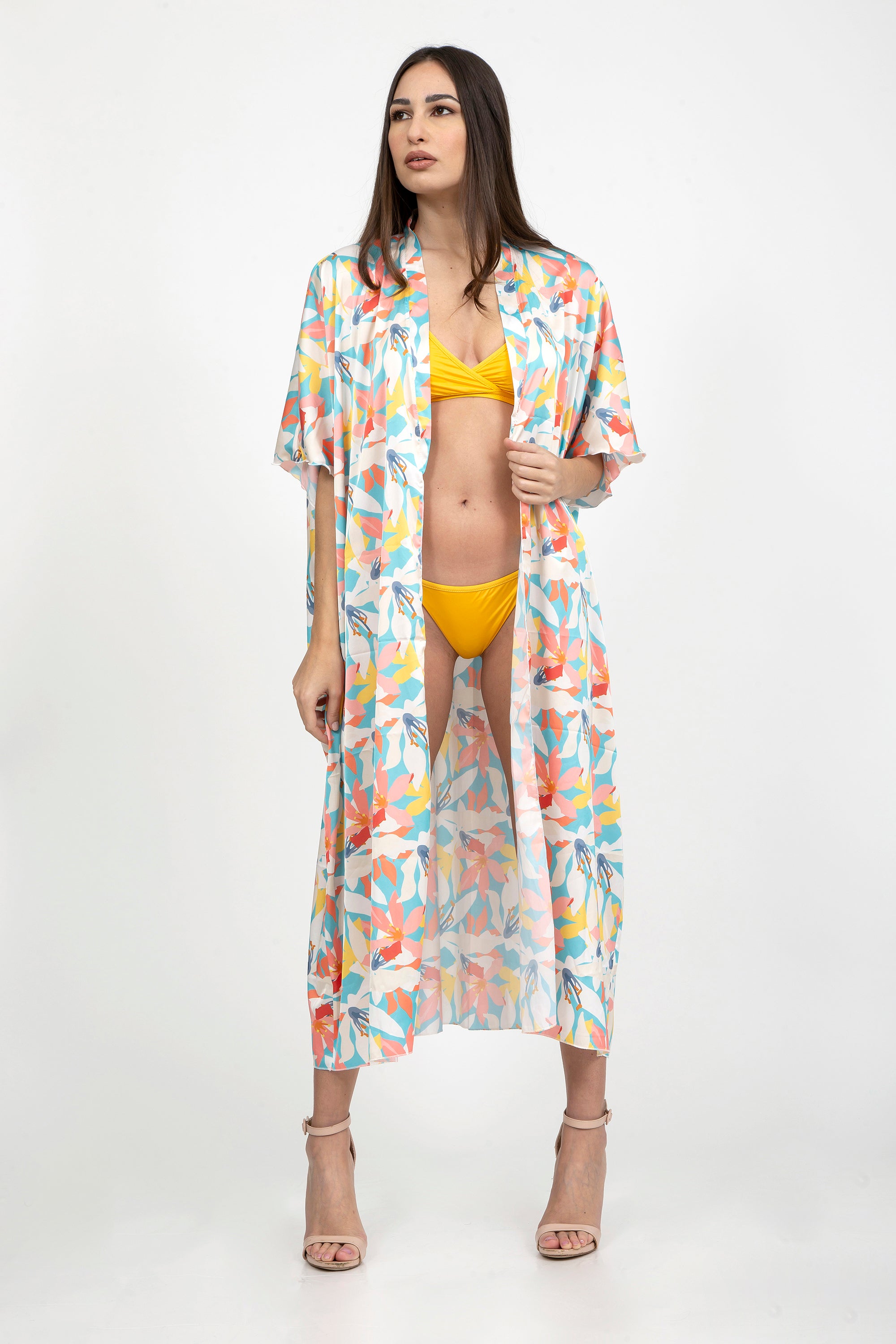 Satin Robe Cover-Up
