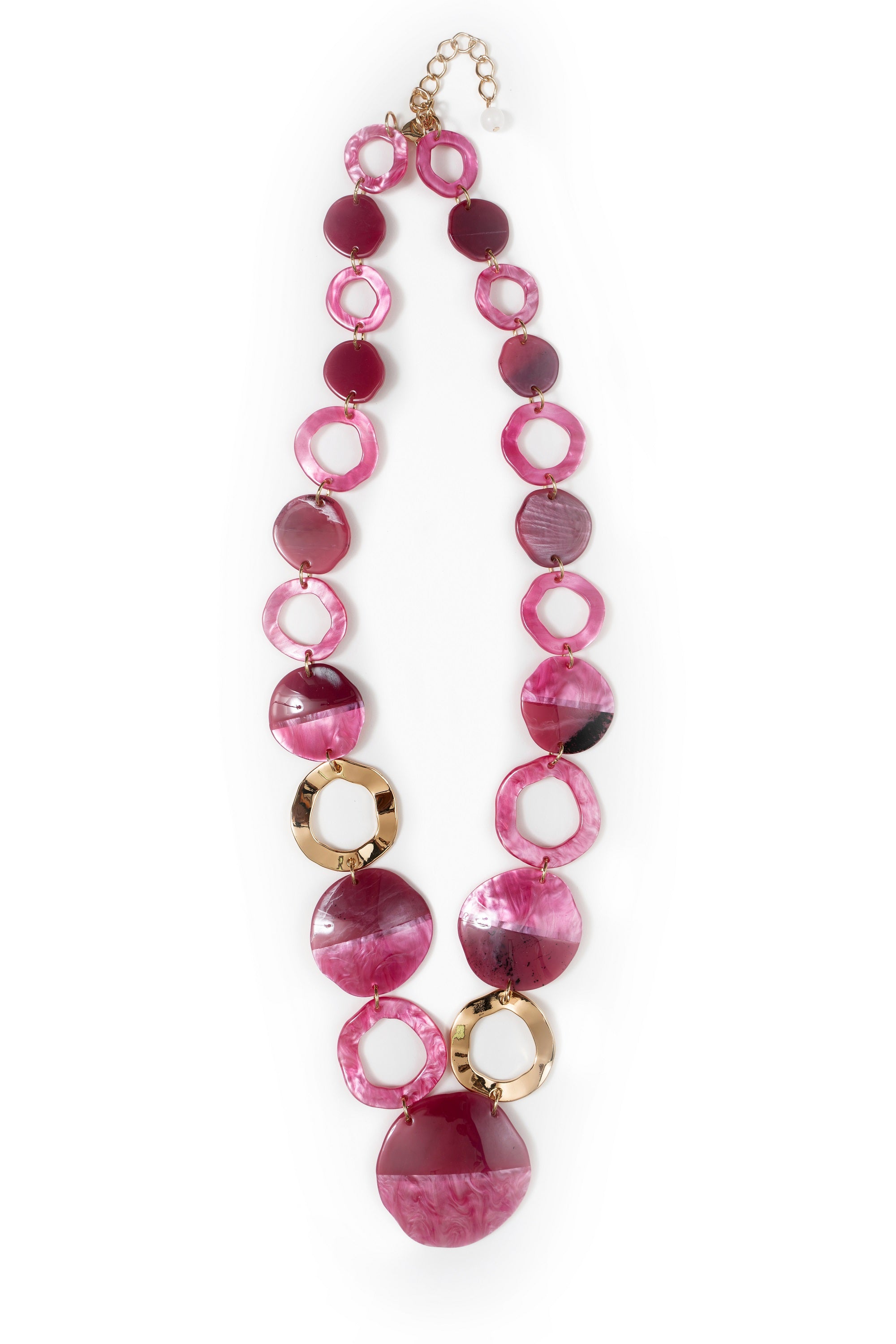Round Resin Ring Necklace