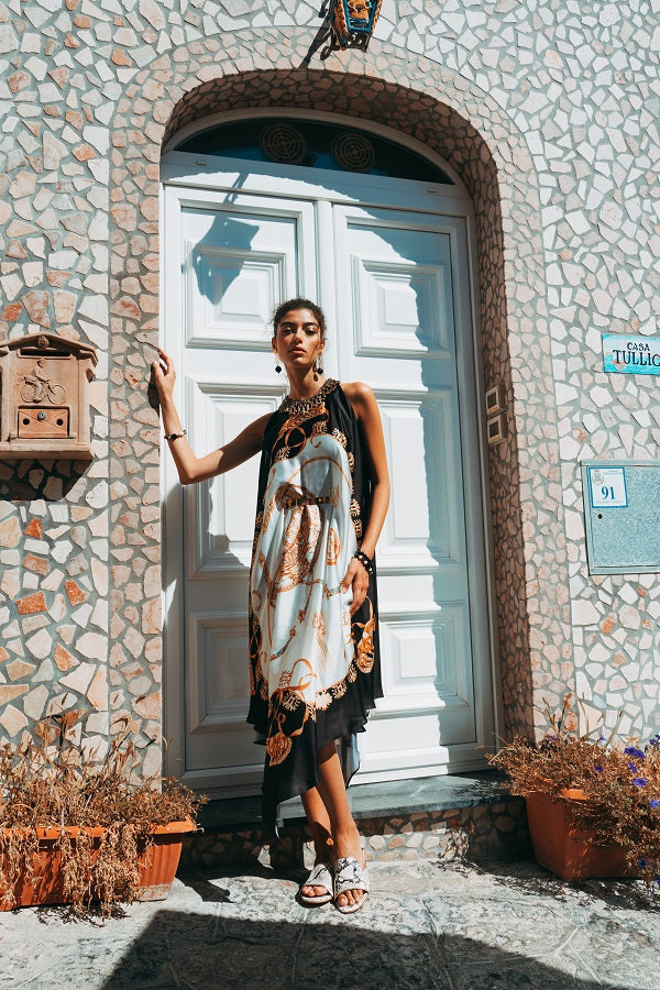 Elegant Silk Kaftan