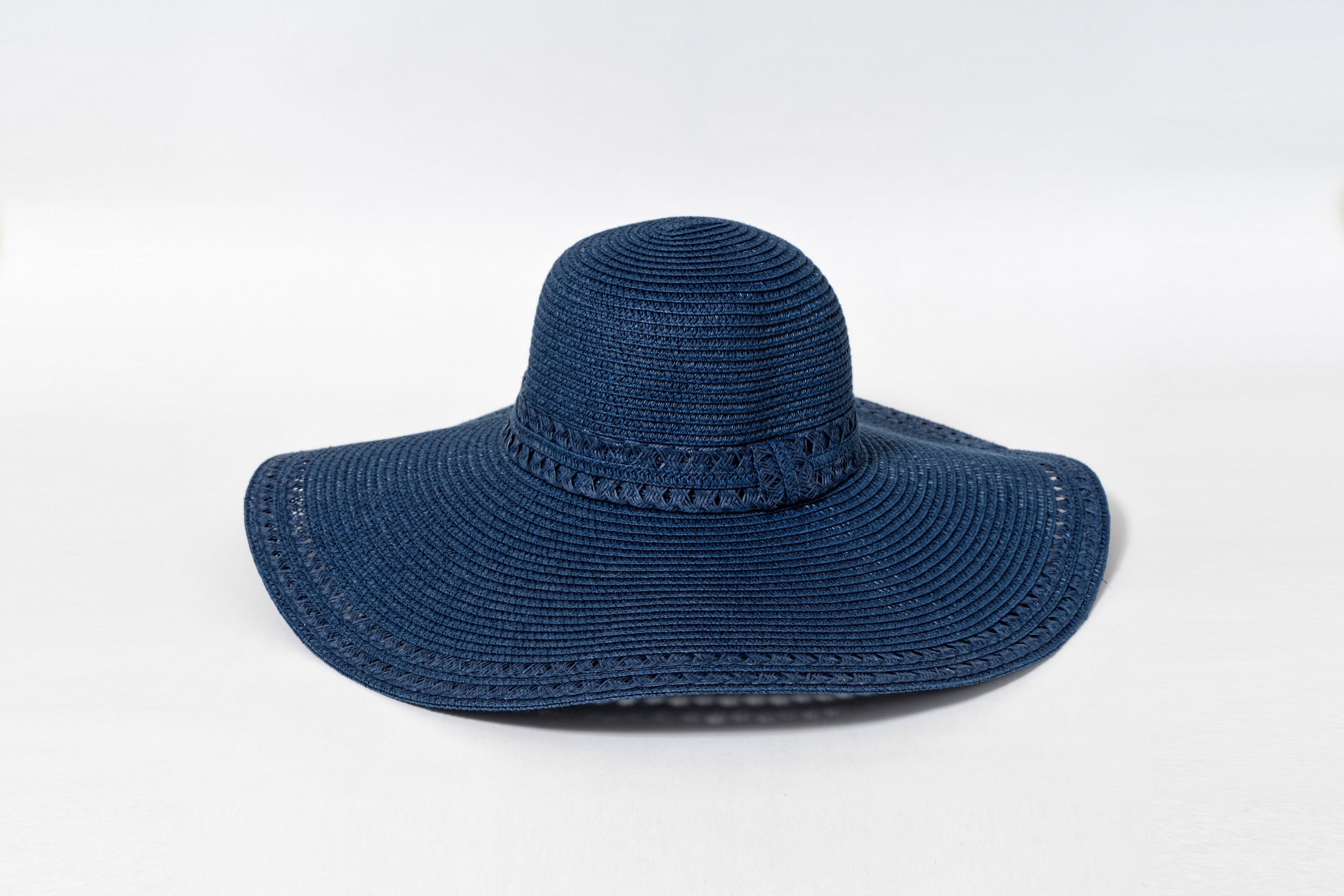 Floppy Straw Hat with Details