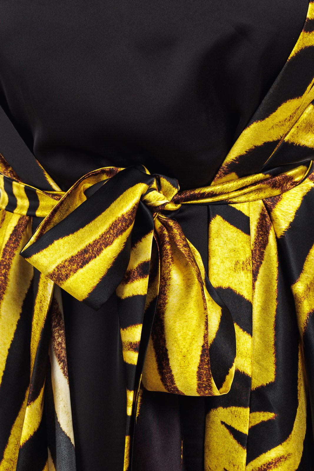 Animalier Silk Kaftan Coverup