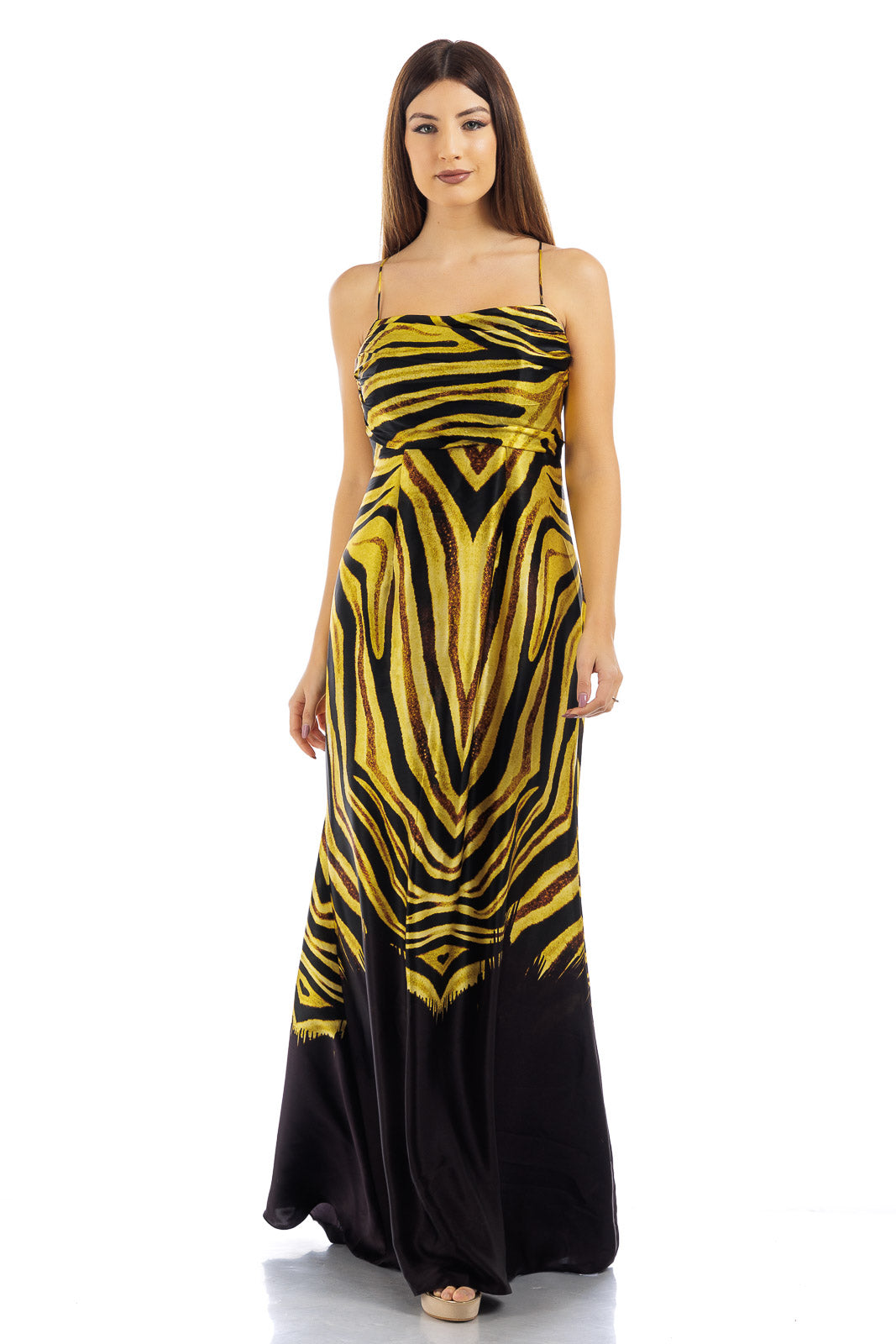 Animalier Pure Silk Dress