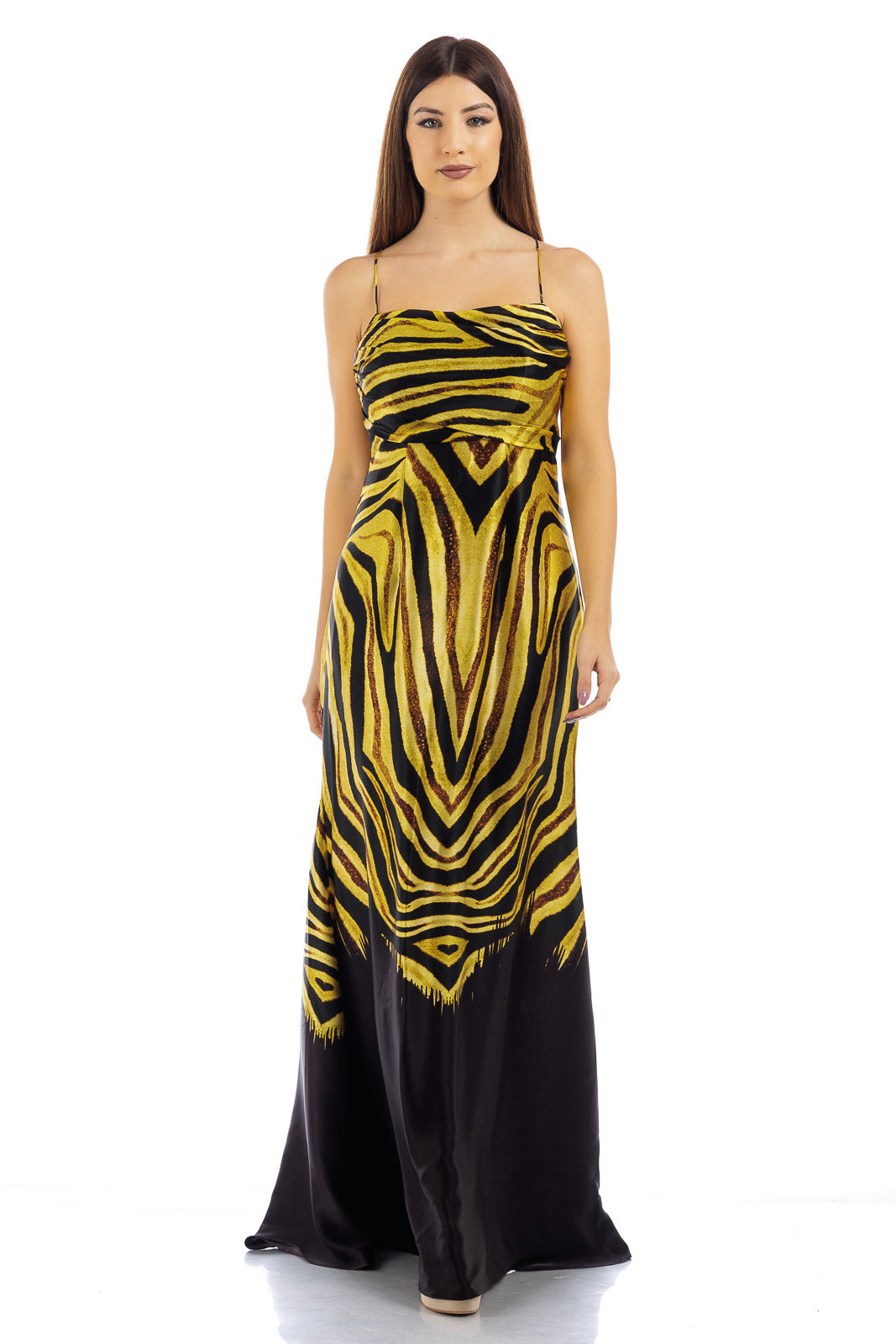 Animalier Pure Silk Dress