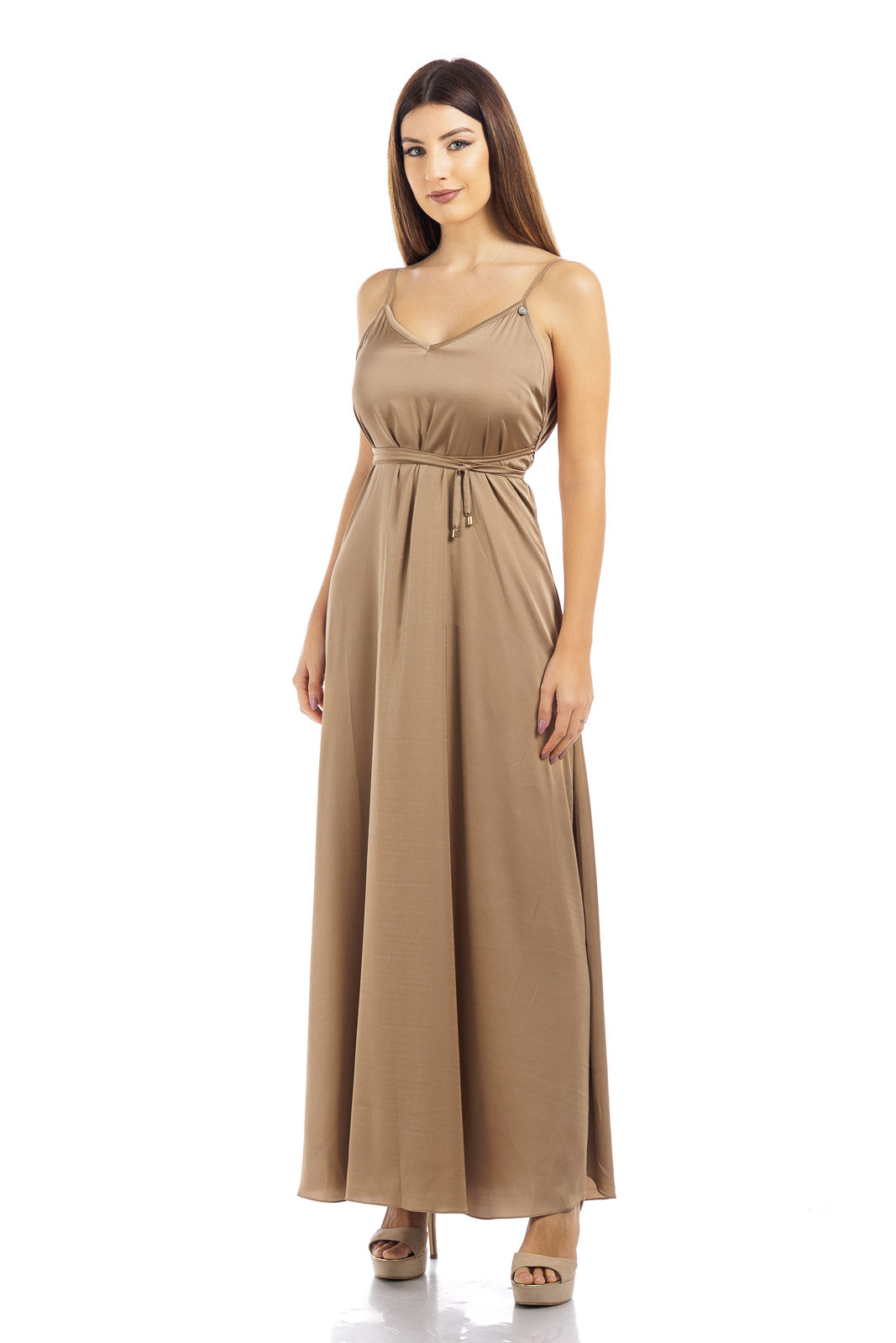 Plain Silk Dress
