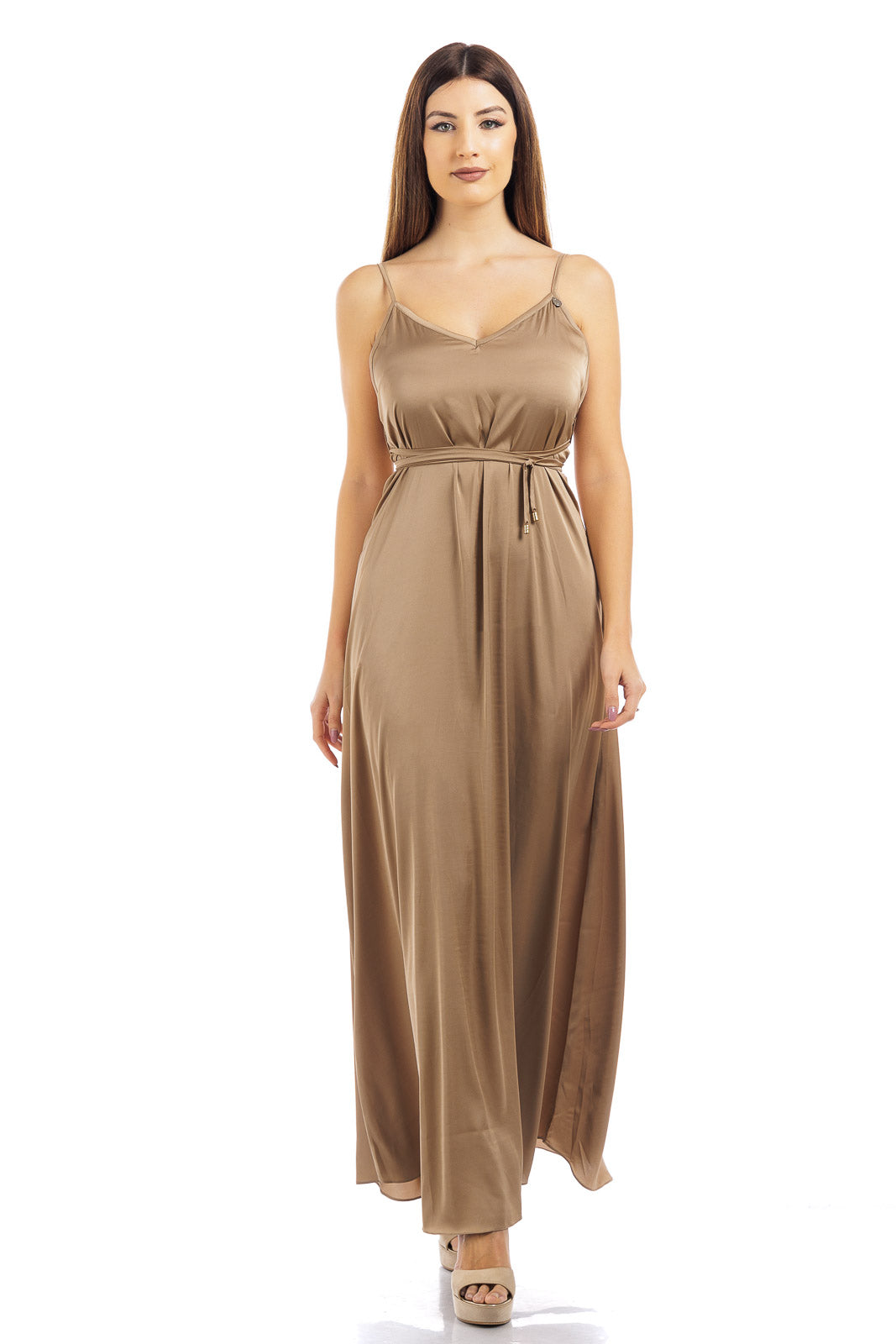 Plain Silk Dress