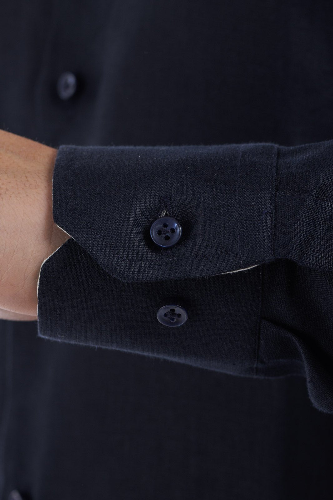 Contrast Linen Shirt