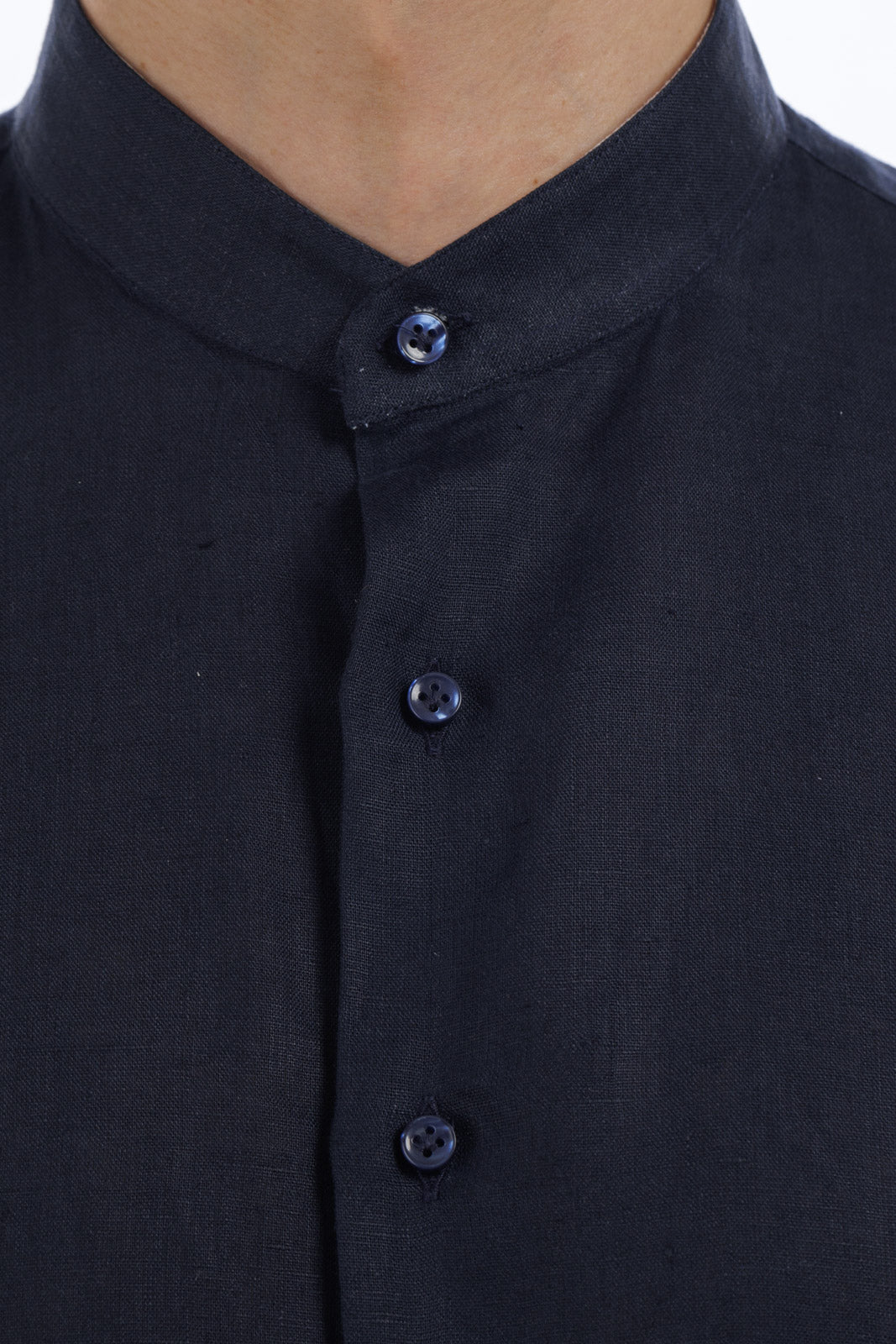 Contrast Linen Shirt