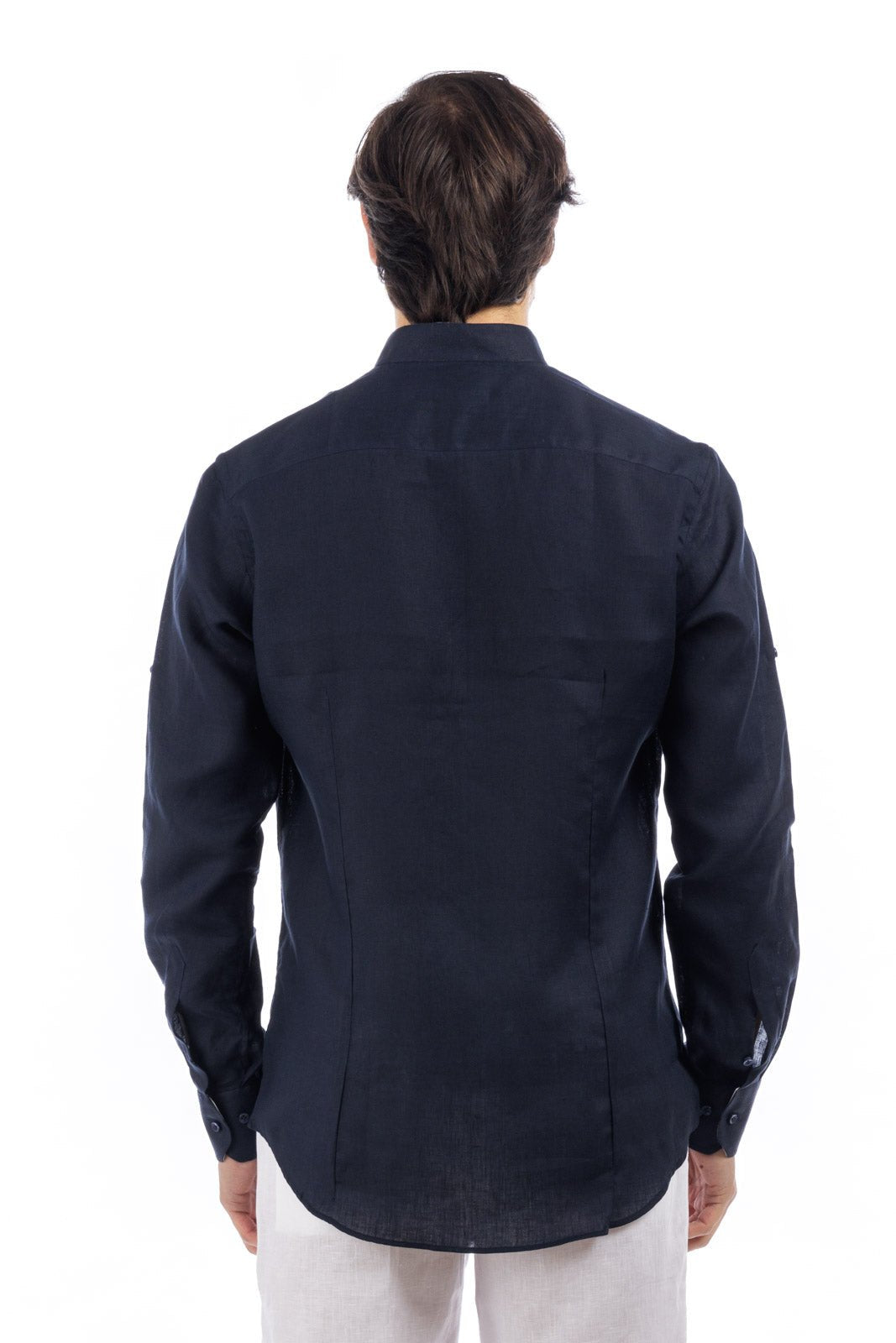 Contrast Linen Shirt