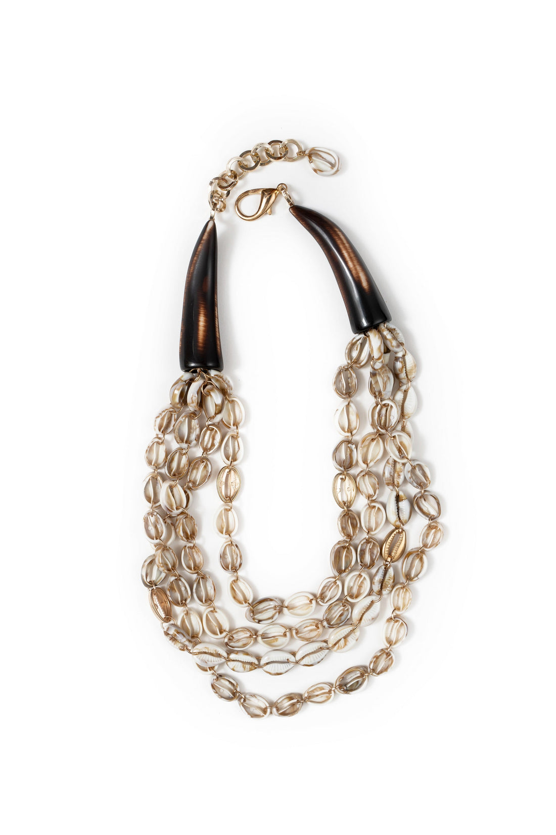 Cowrie Shell Beaded Necklace