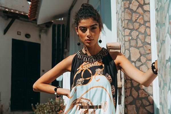 Elegant Silk Kaftan - Limited Collection - by CAPRI LIFESTYLE